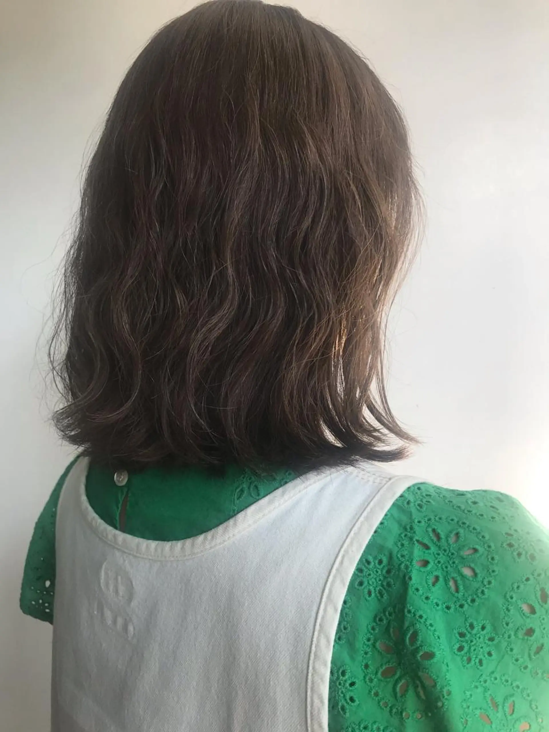 ミディアム アッシュ 外国人風カラー ヨシンモリ 韓国風ヘア オルチャンヘア les baladins du miroir所属・🍃YURI 🍃のヘアスタイル