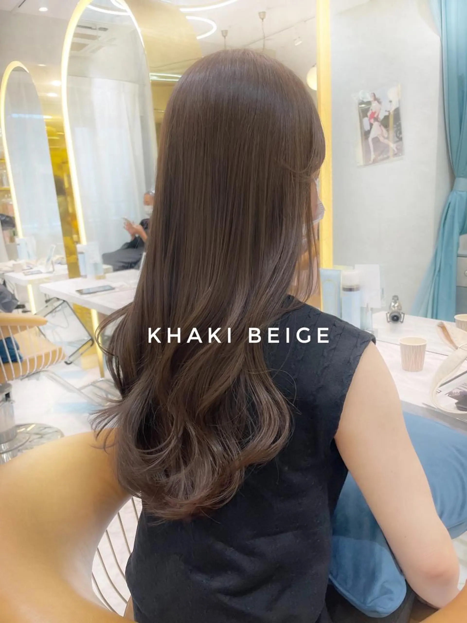ロング カット ヘアカラー トリートメント レイヤー/くびれヘア /野崎華代のヘアスタイル