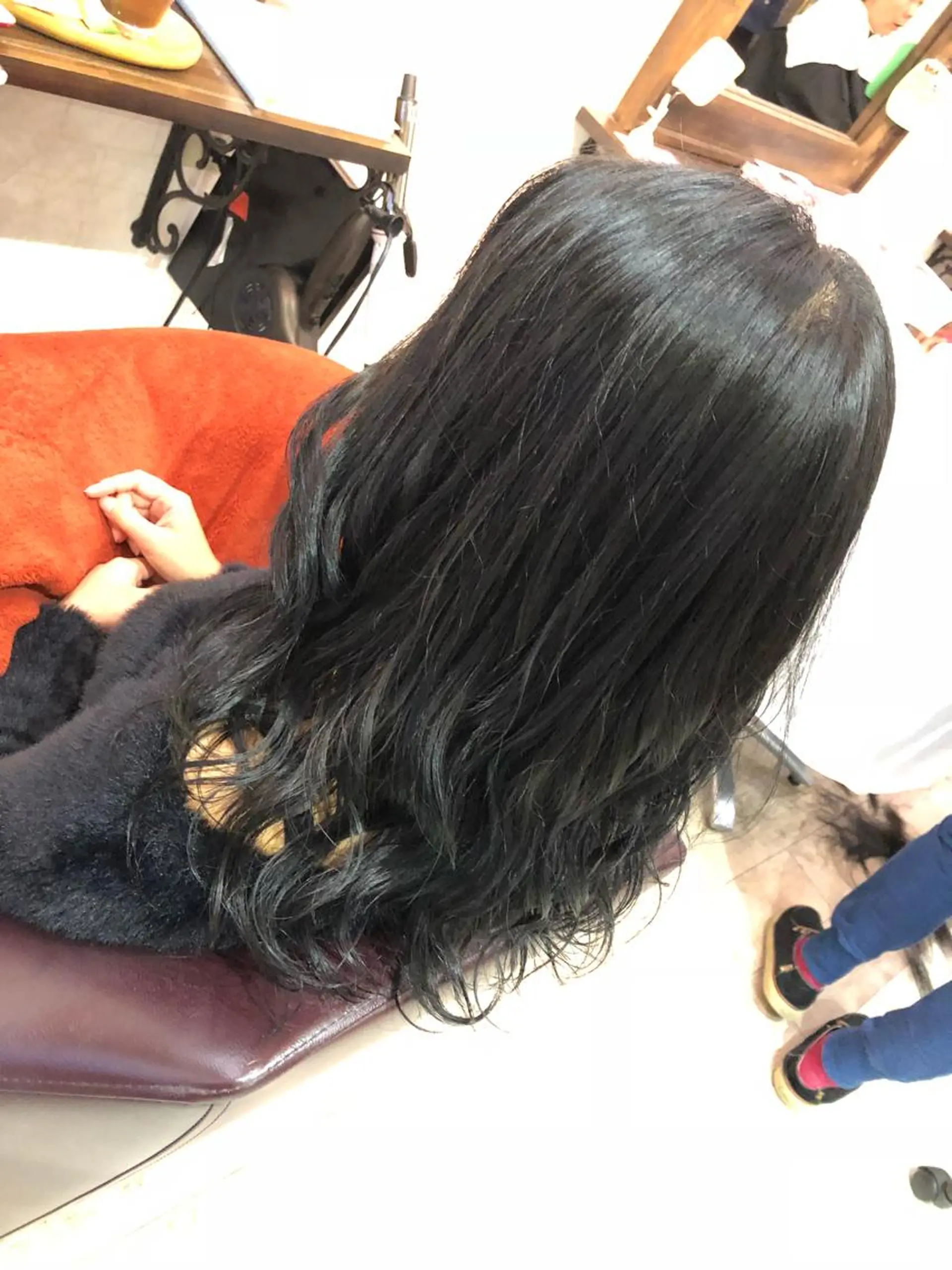 ミディアム カラー ダークグレー 小森 拓哉のヘアスタイル
