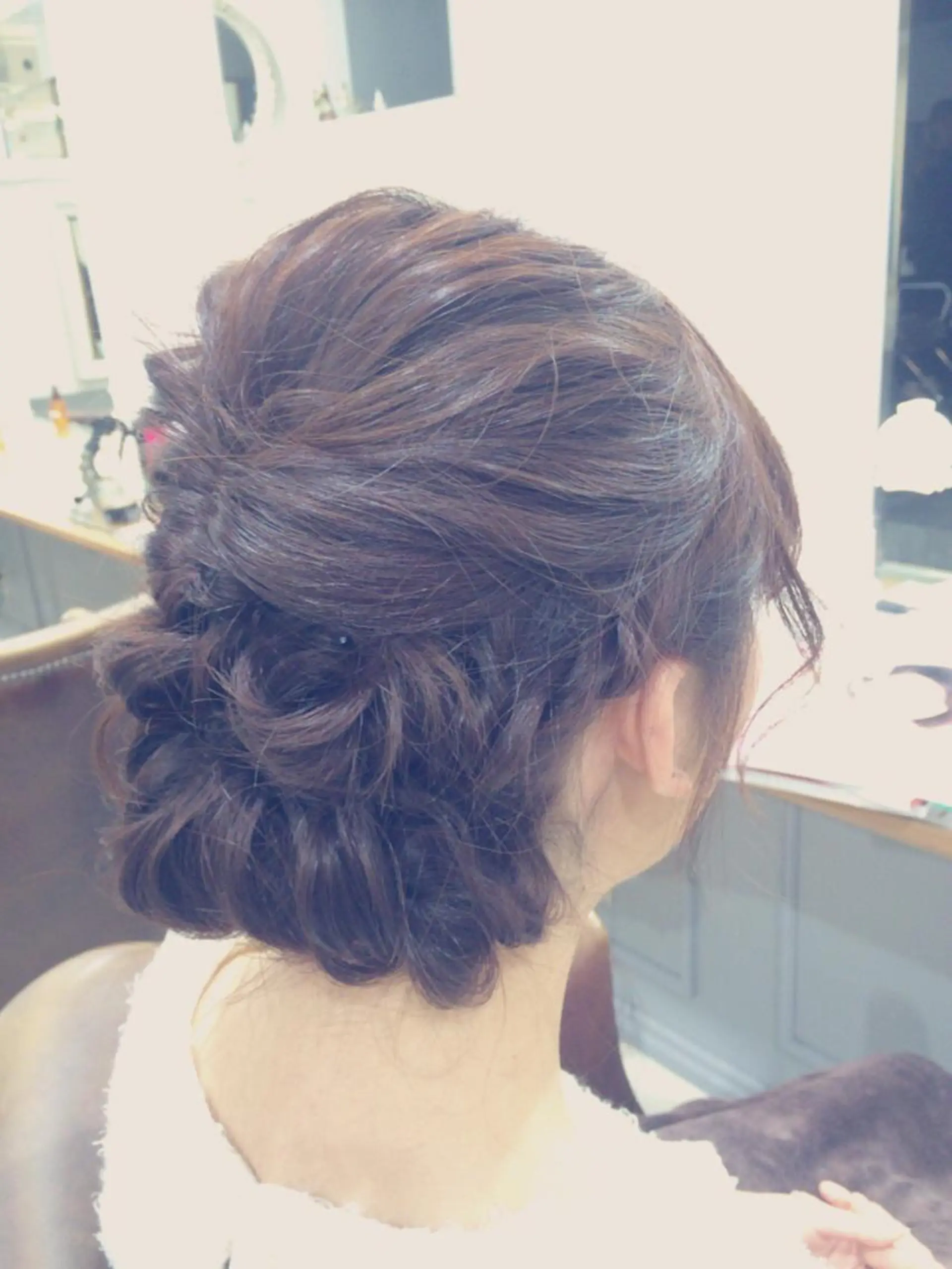 ミディアム ヘアアレンジ 🌿椿 夢来🌿のヘアスタイル