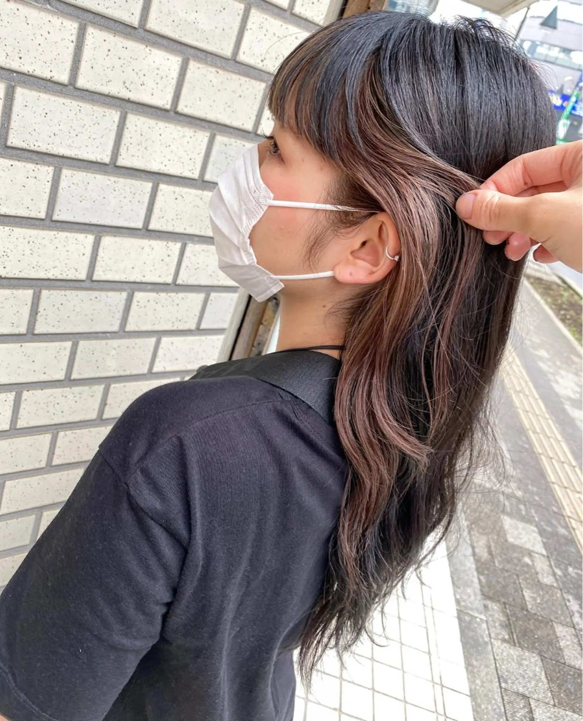 ロング 韓国風デザイン 💐MIZUKI💐のヘアスタイル