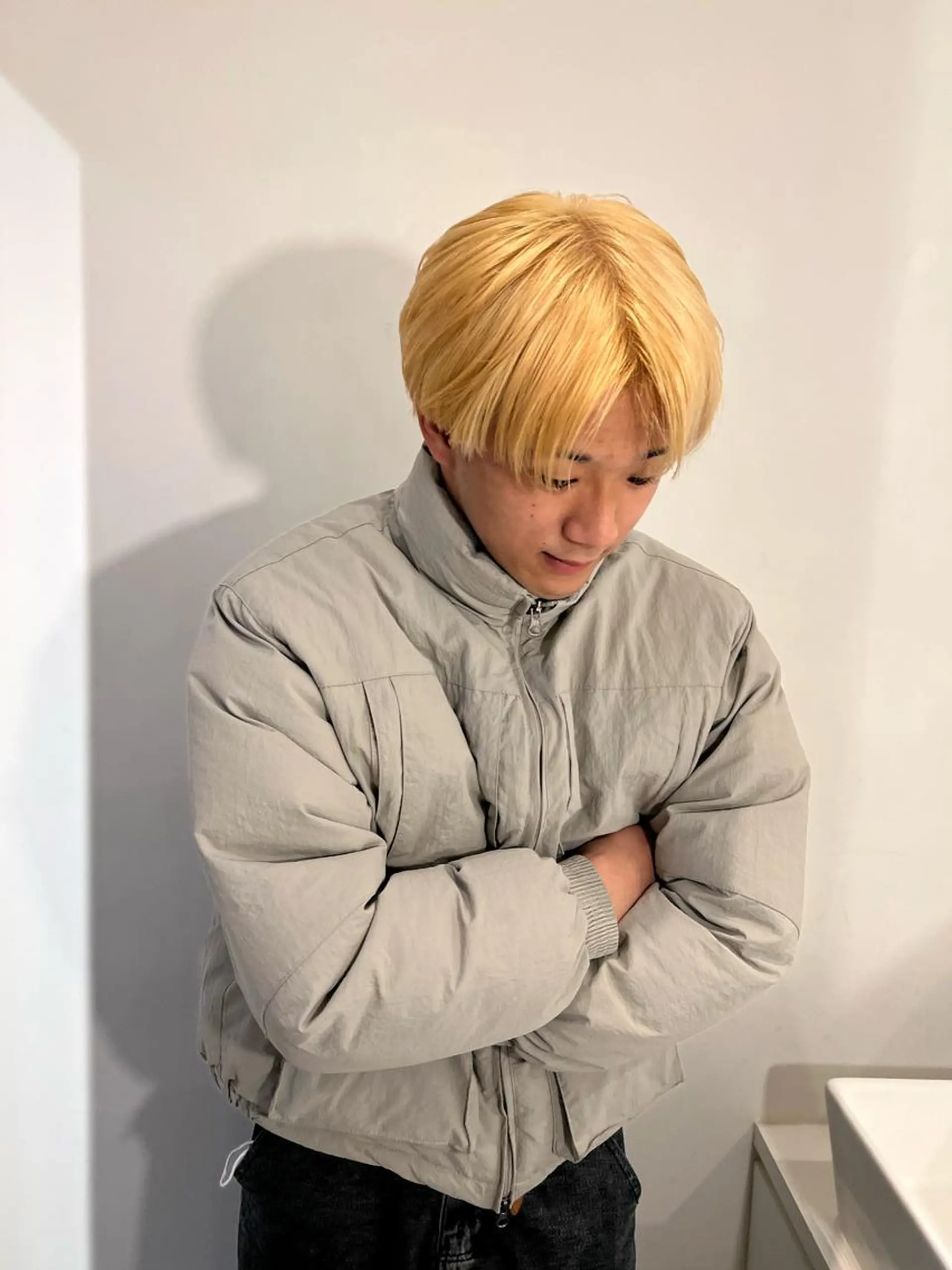 ショート カラー メンズカット・パーマ eliasのヘアスタイル