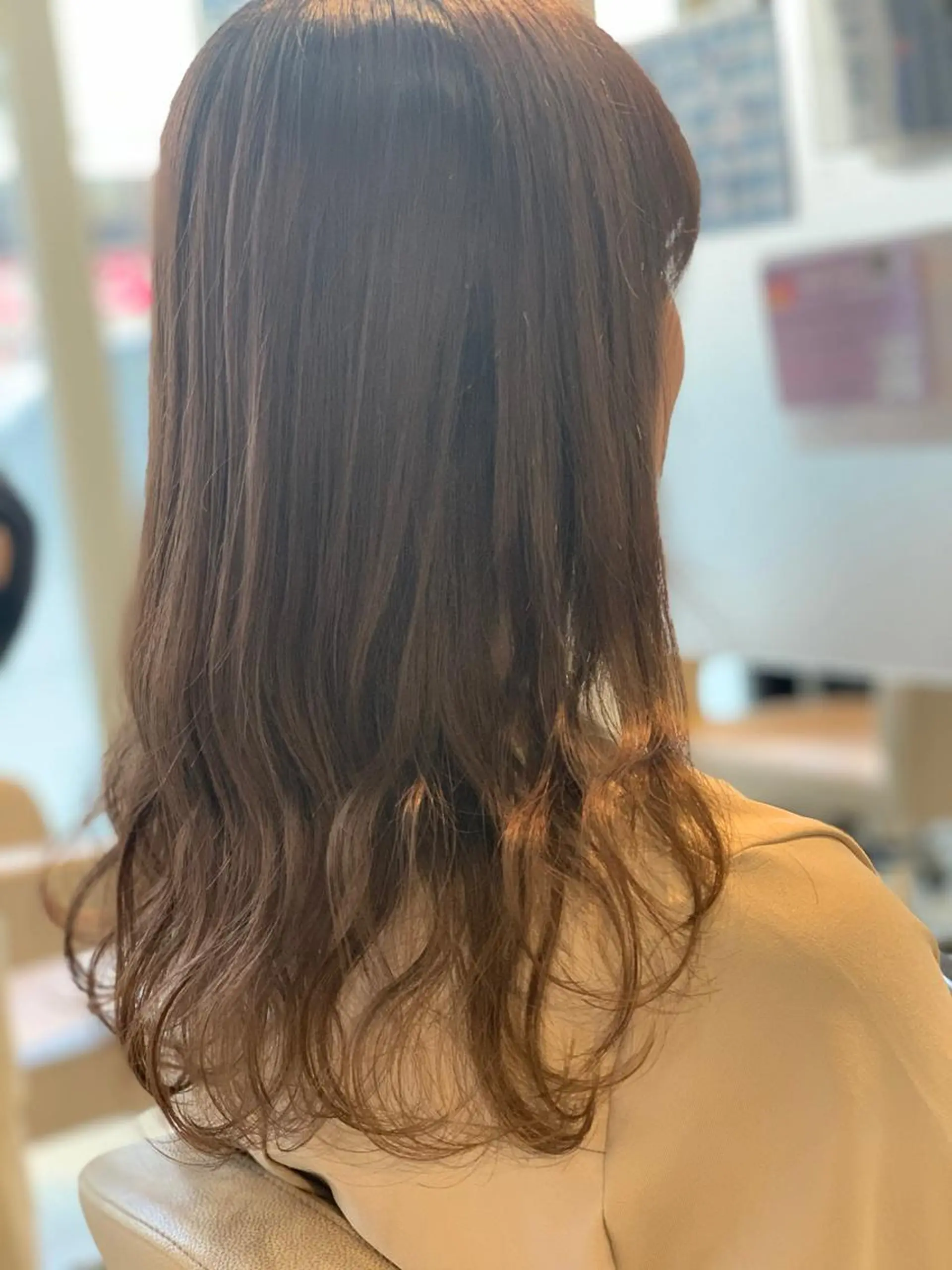 ロング ロング カット ヘアカラー 本田 卓也のヘアスタイル