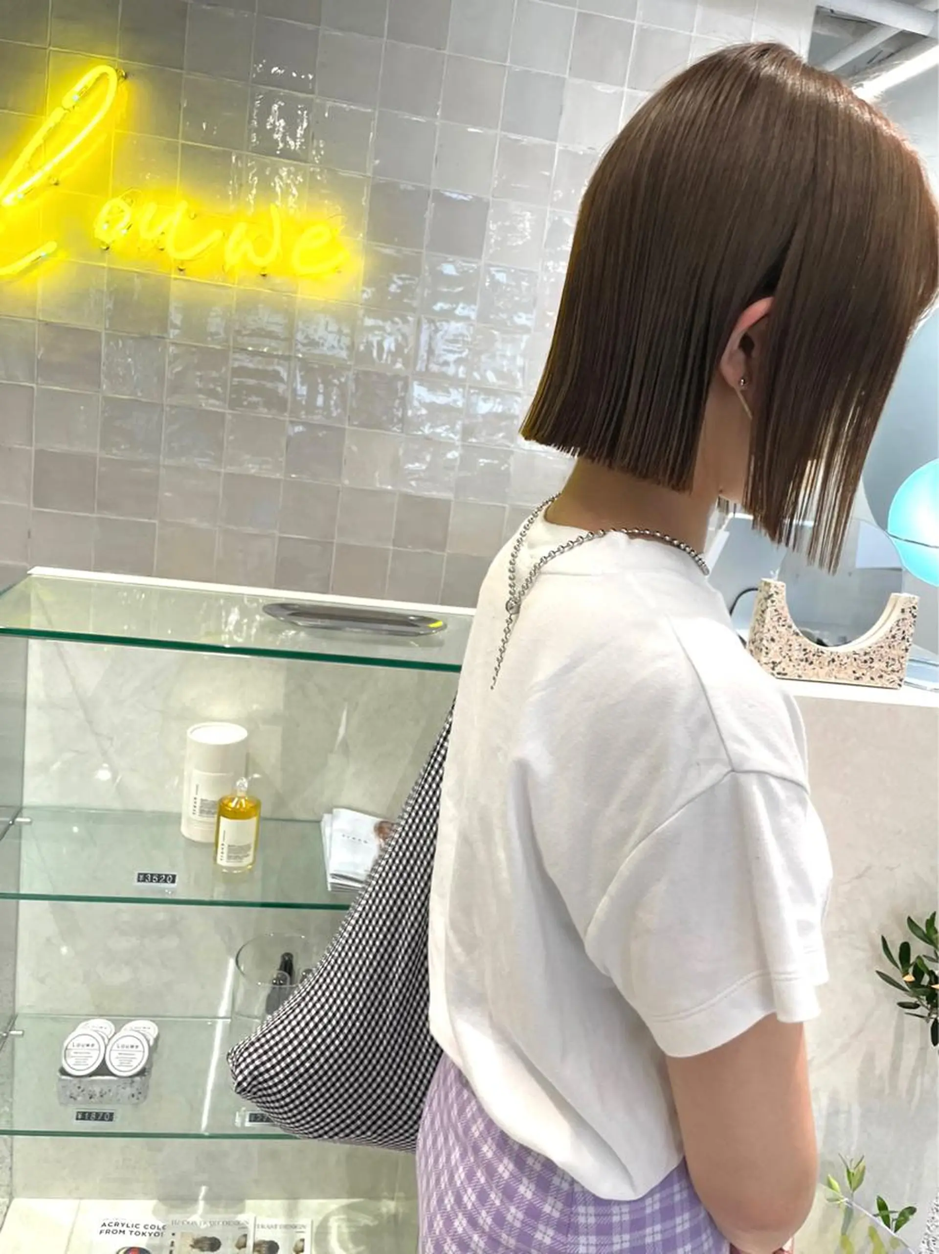 ショート カラー カット トリートメント 遠藤 眞実のヘアスタイル