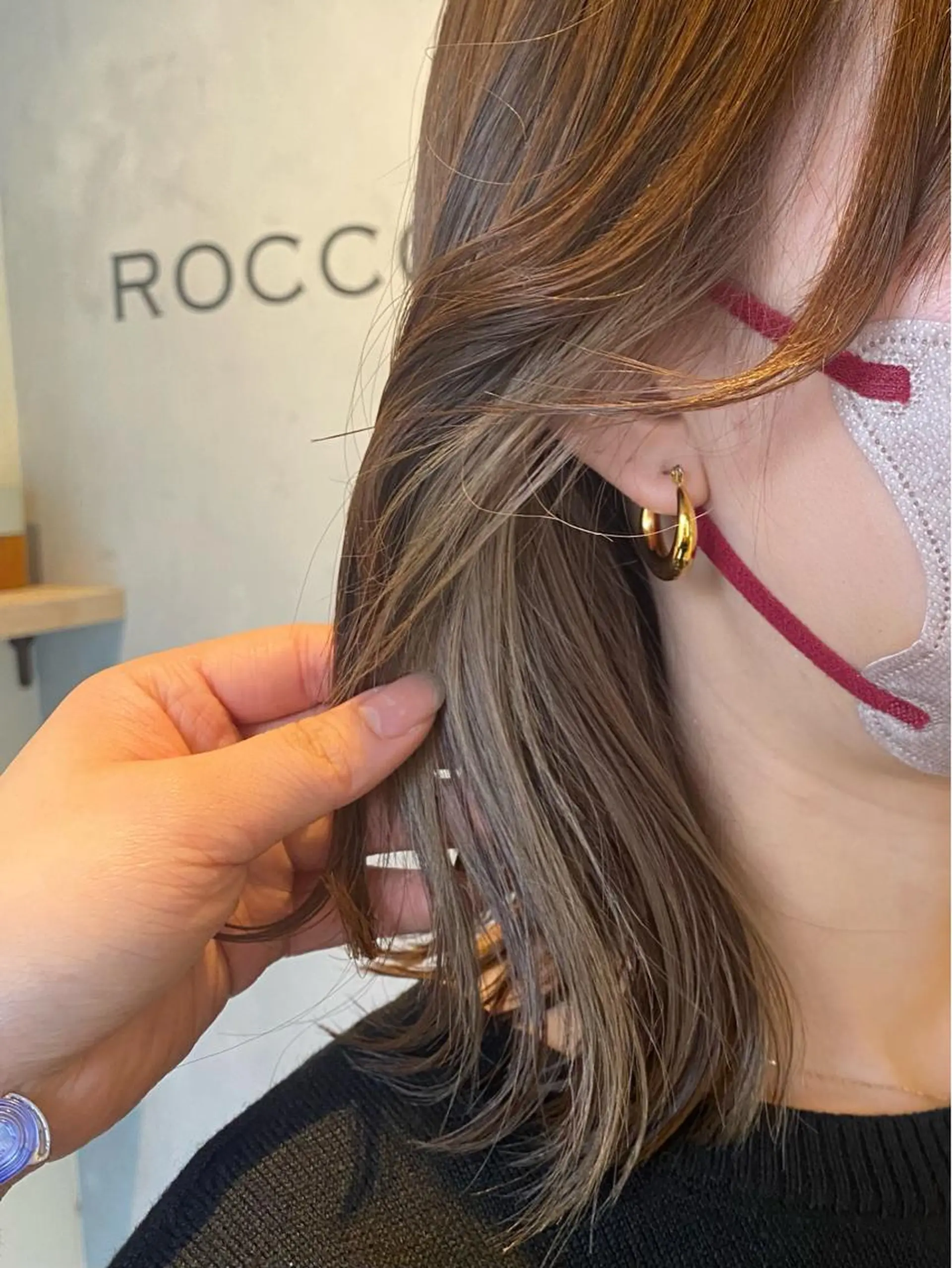ミディアム ヘアカラー ROCCO3rd / りんなのヘアスタイル