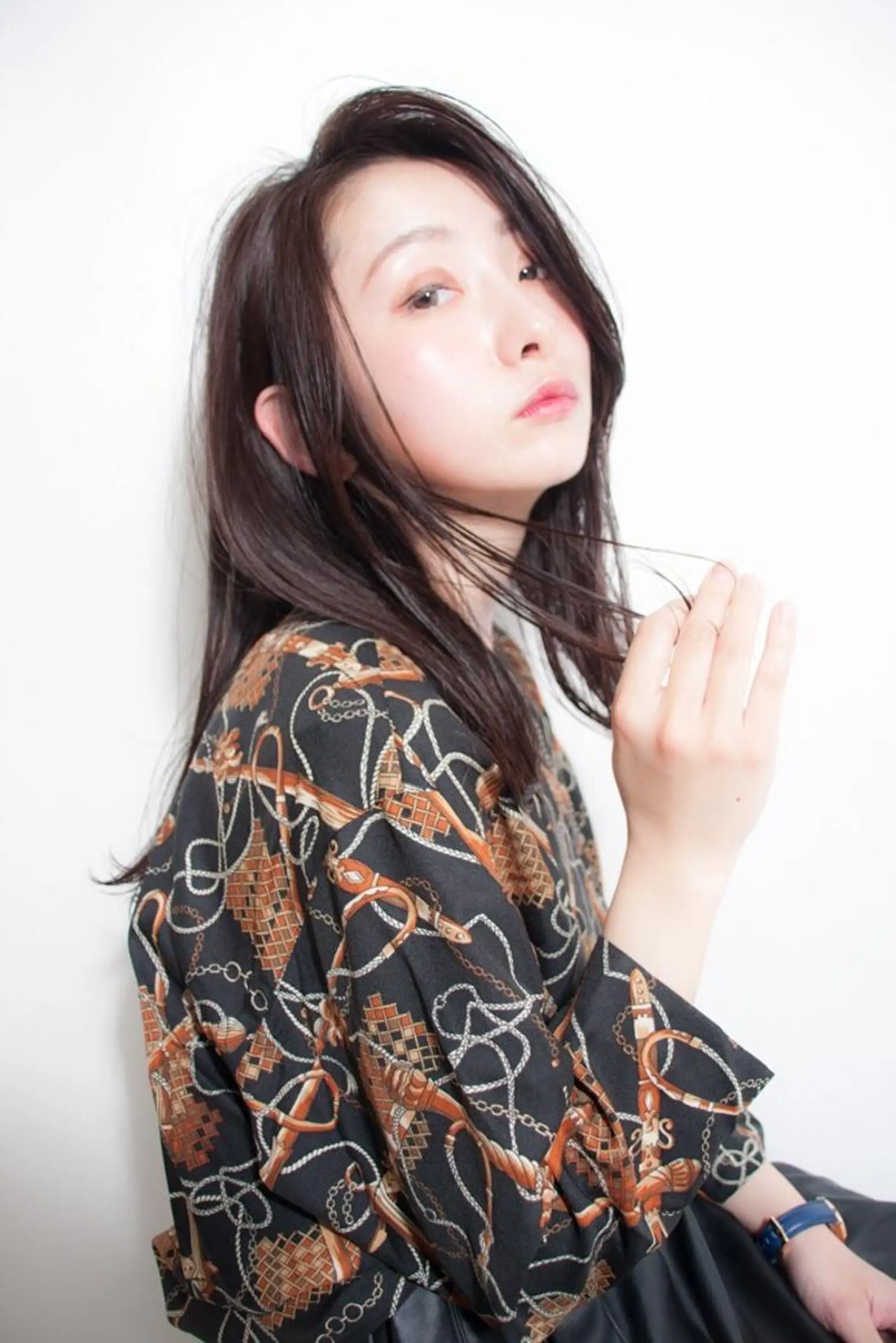 ロング カラー RESBORN所属・長岡 大偉のヘアスタイル