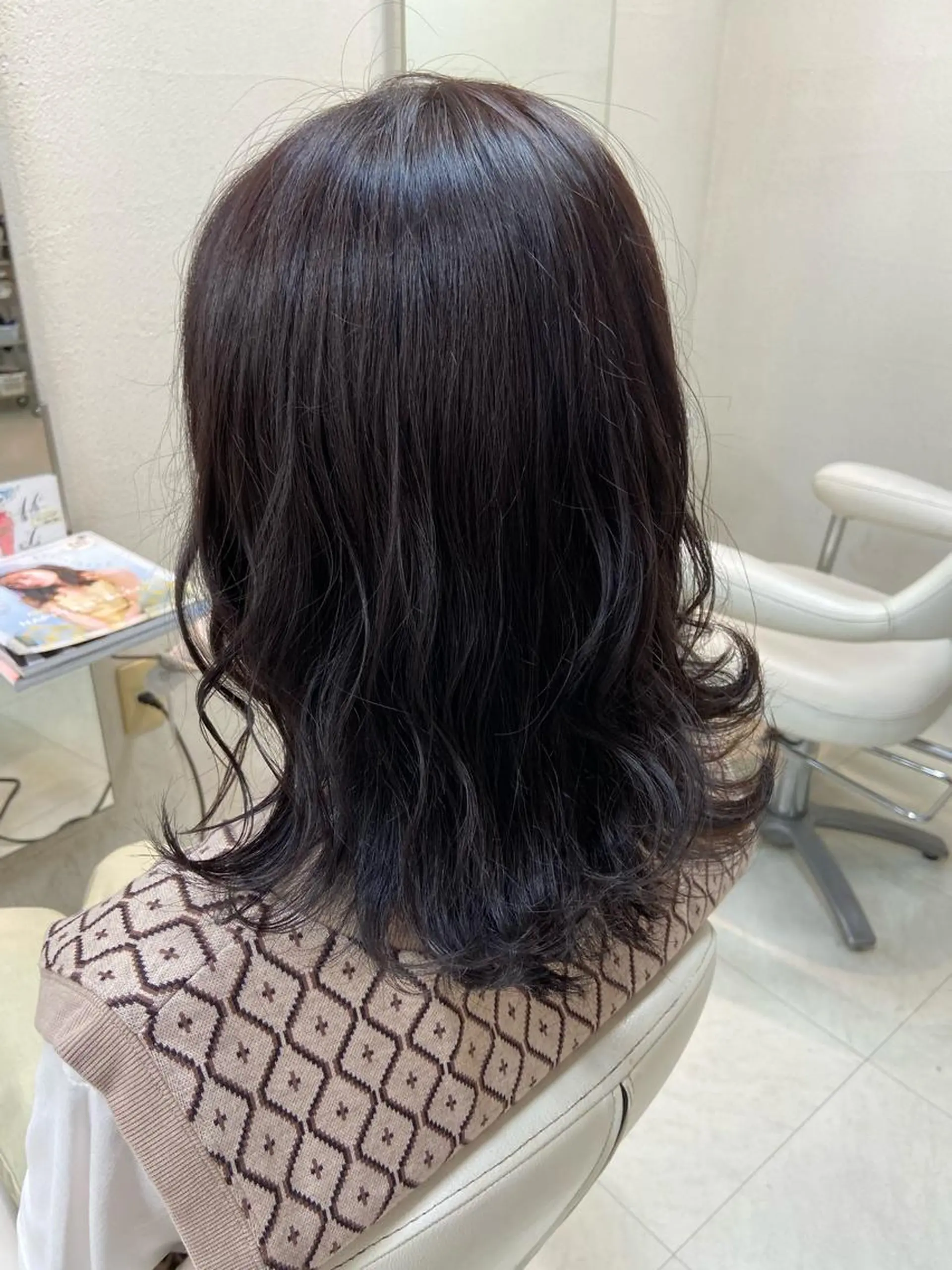 セミロング カラー ヘアカラー トリートメント 菊地 美憂のヘアスタイル