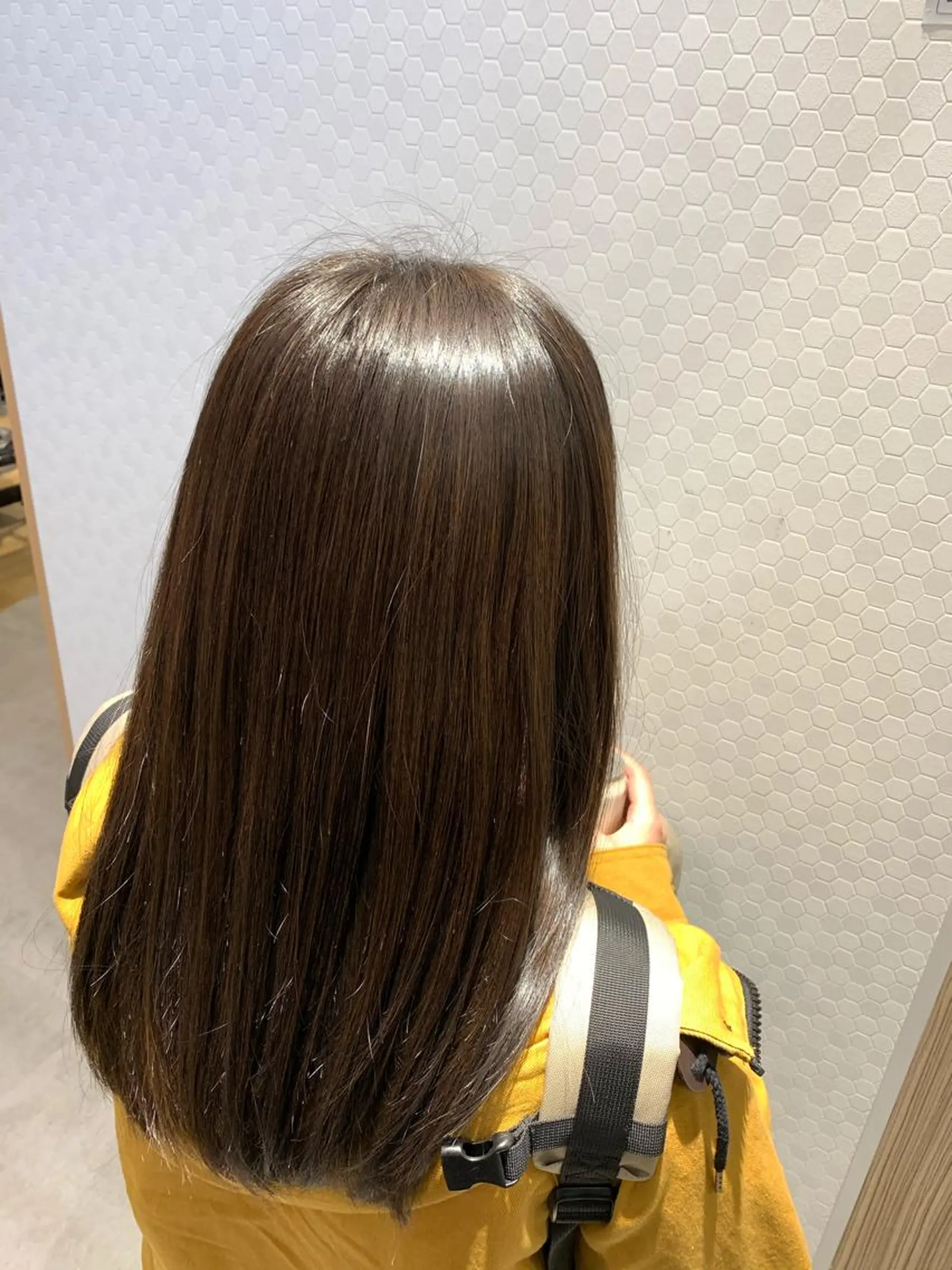 ロング カラー カット 縮毛矯正 大橋 一智のヘアスタイル