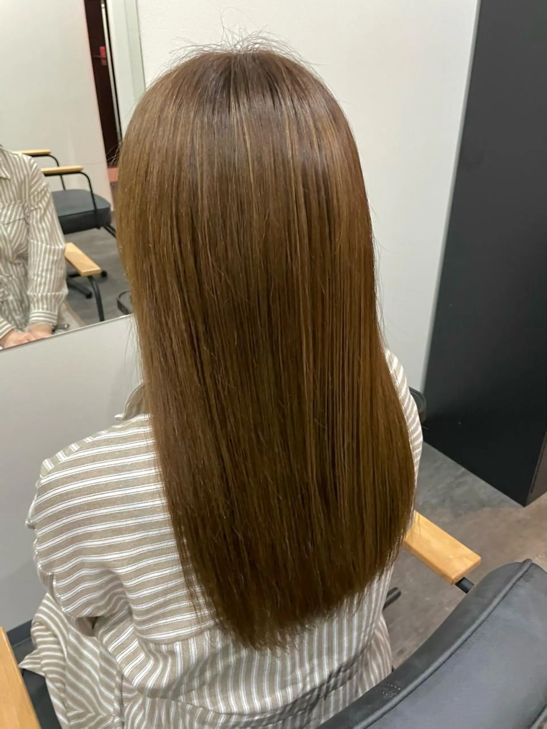 ロング カラー グレージュ オリーブグレージュ オリーブグレー 𓍯 Riho𓍯のヘアスタイル