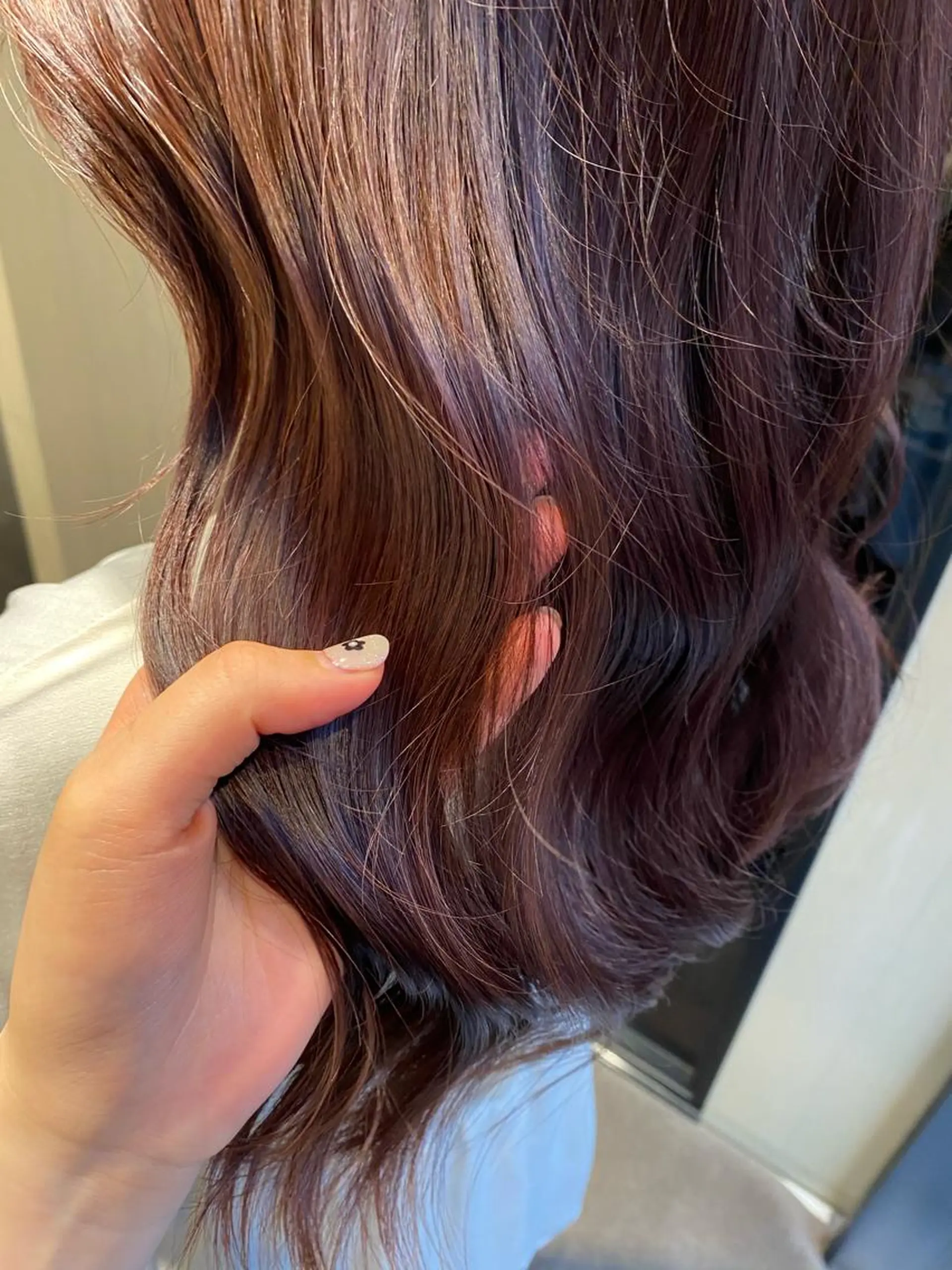 ミディアム カラー ヘアアレンジ 🌙レイヤー,韓国 ヘア🌙harukaのヘアスタイル