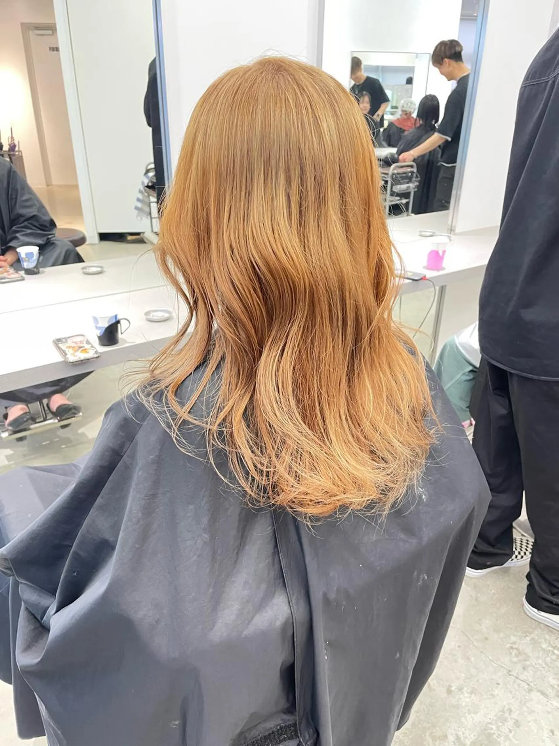 ミディアム カット ヘアカラー トリートメント ヘアセット 🎗 💖井上 竜 ブリーチ指名No.1のヘアスタイル