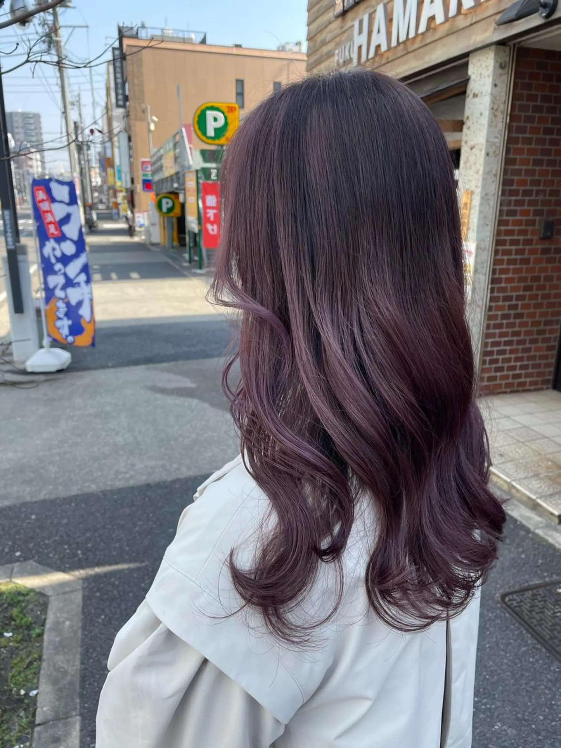 ロング 最新韓国本場ヘア 🇰🇷榎本明日香のヘアスタイル