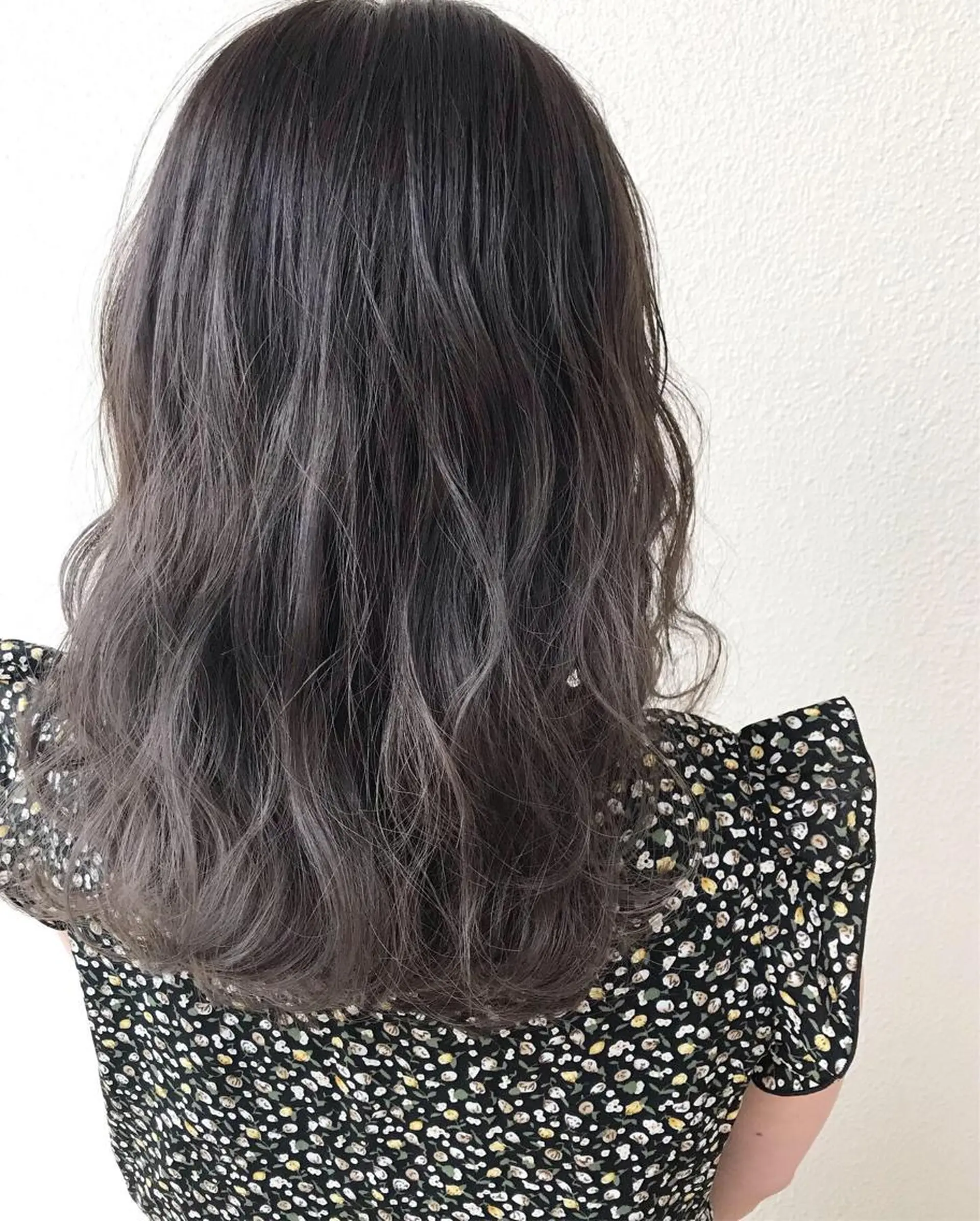 セミロング カラー グレージュ 韓国/髪質改善💘 櫻井かれんのヘアスタイル