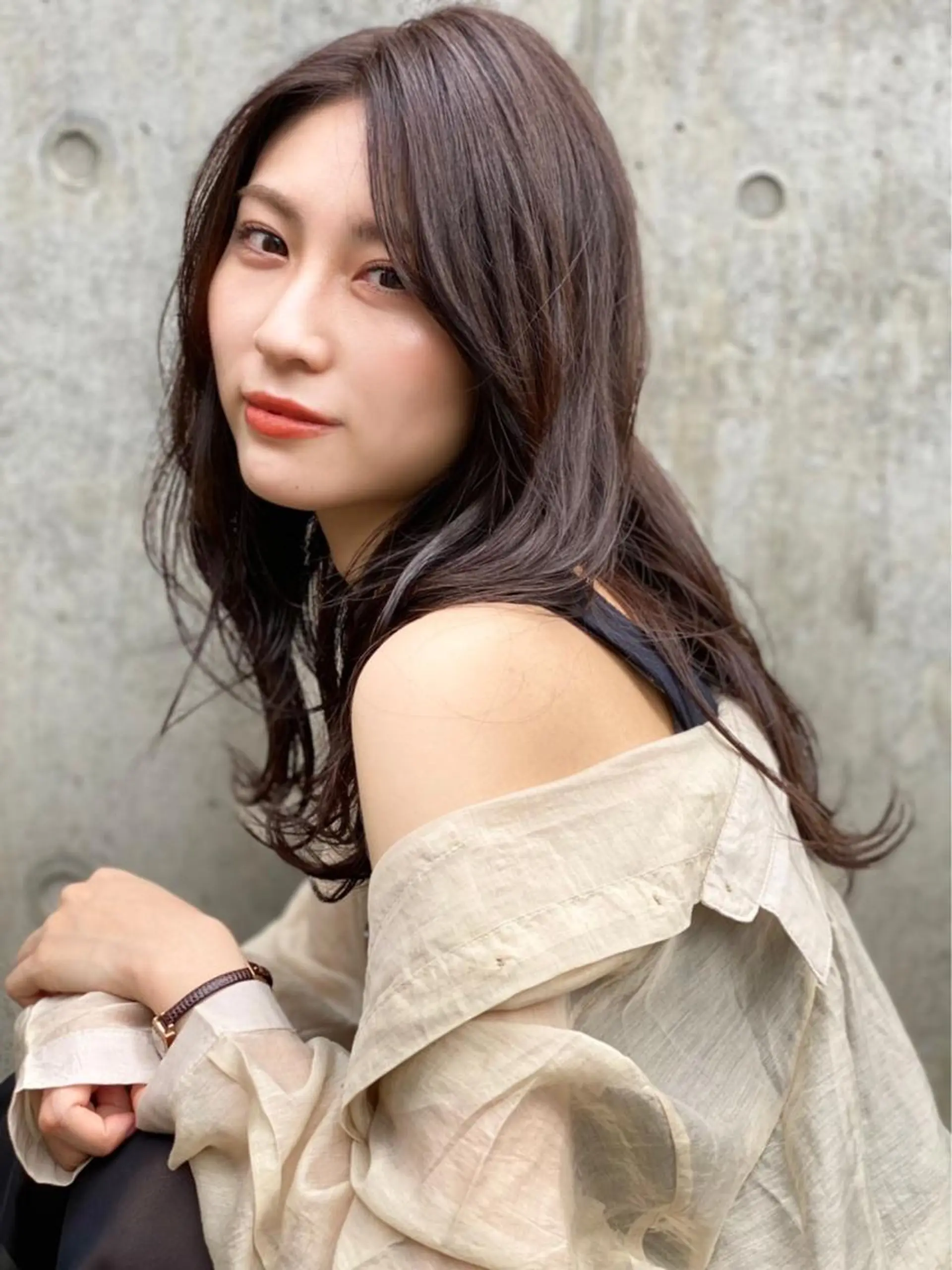 ロング カット ヘアカラー トリートメント ヘッドスパ ICON所属・艶美髪マスター 店長✂︎YUKKEのヘアスタイル