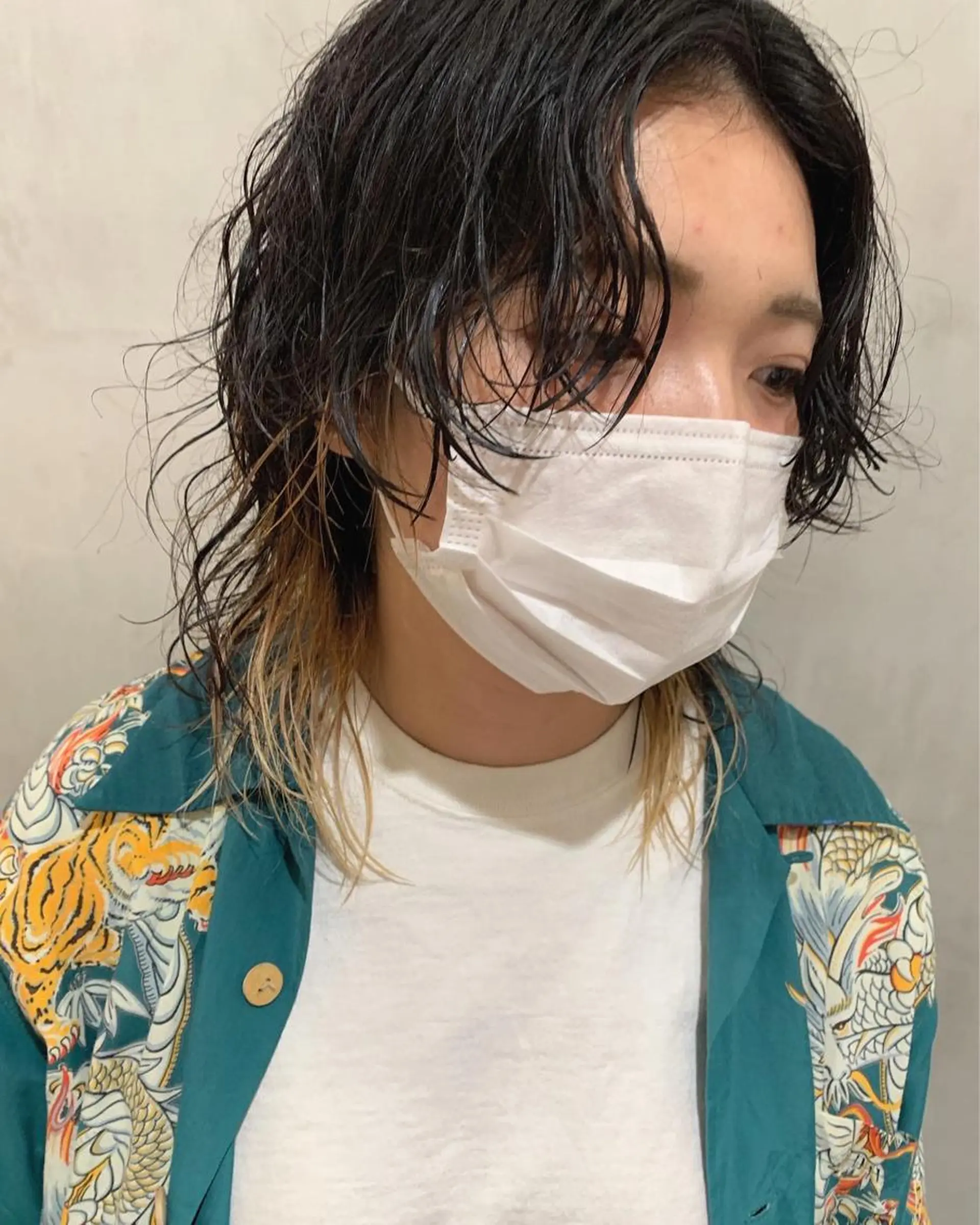 ミディアム カット トリートメント 優 作のヘアスタイル