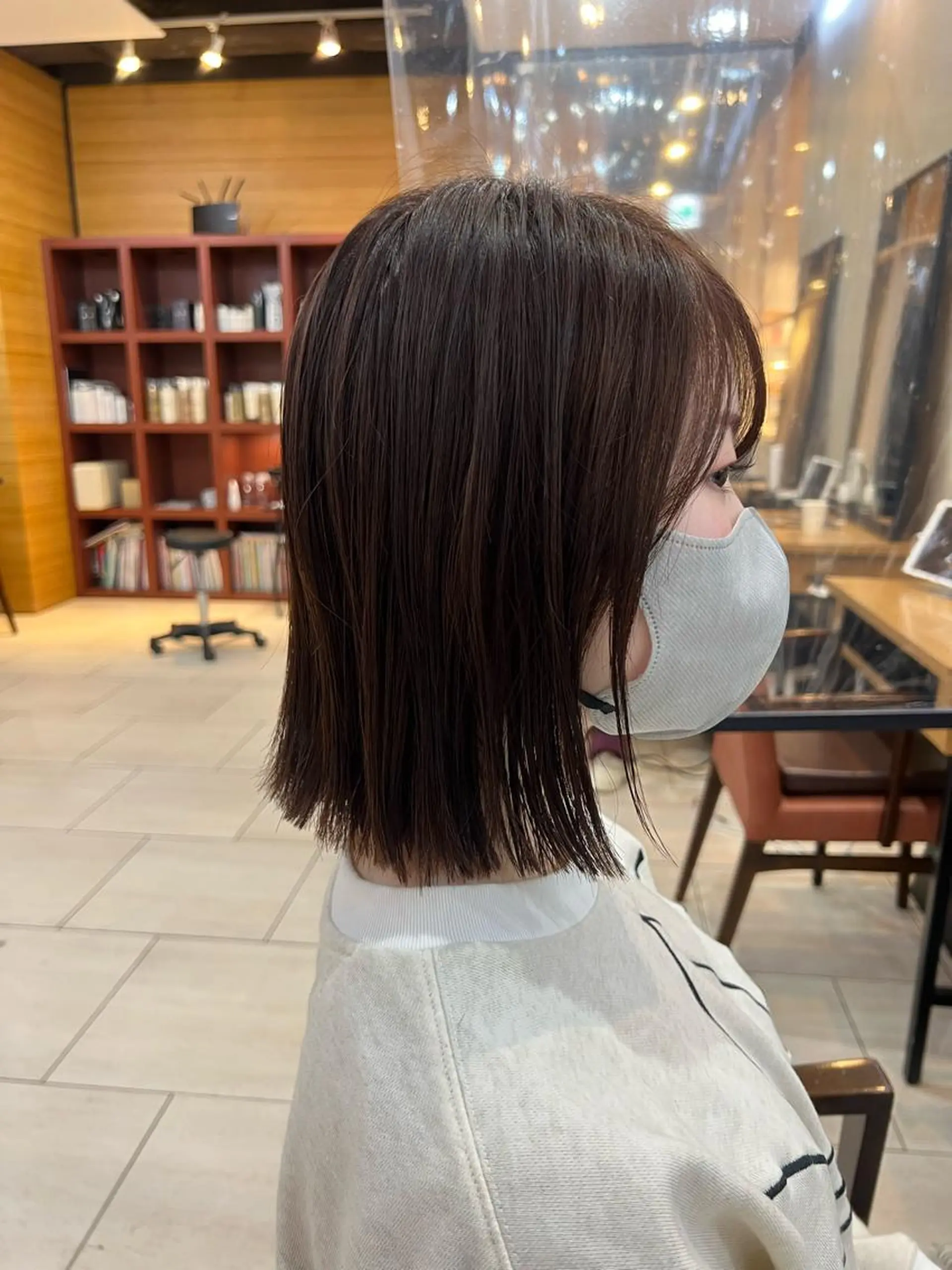 ショート カラー ボブ カット ヘアカラー トリートメント メンズカット曲がる 縮毛矯正佐々木タクマのヘアスタイル