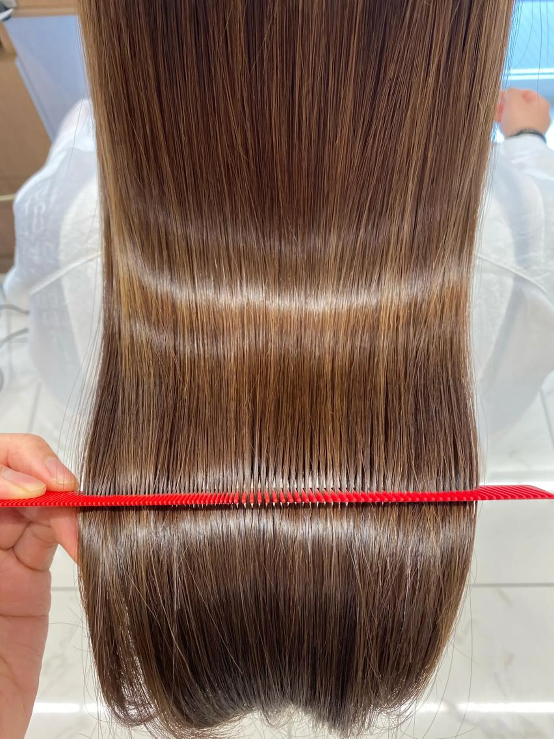 ロング パーマ 縮毛矯正 西山梨々【12/1〜 産休を頂きます🎀】のヘアスタイル