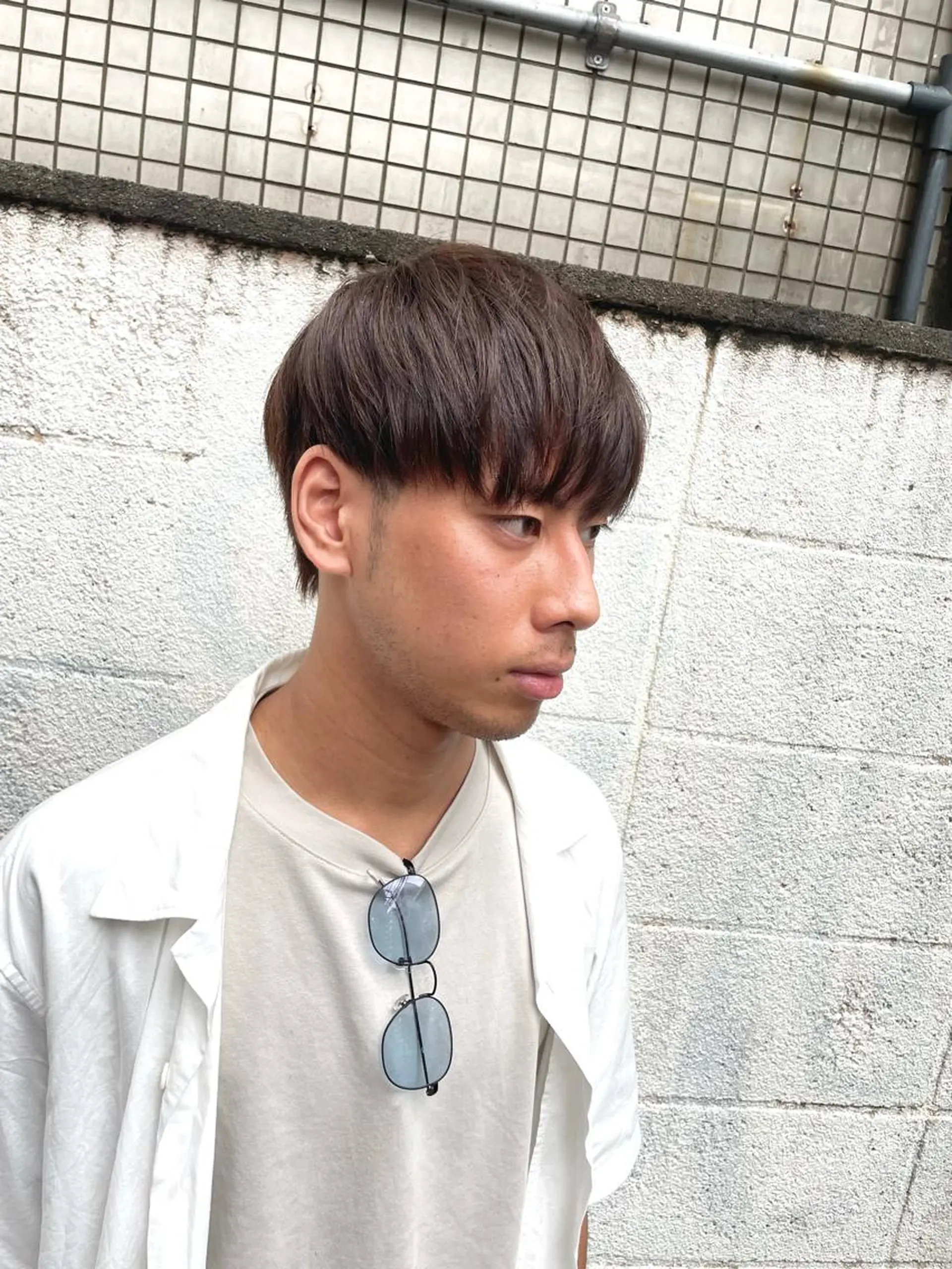 ミディアム ウルフカット 渋谷 ミモザワークス タニグチヨシユキのヘアスタイル