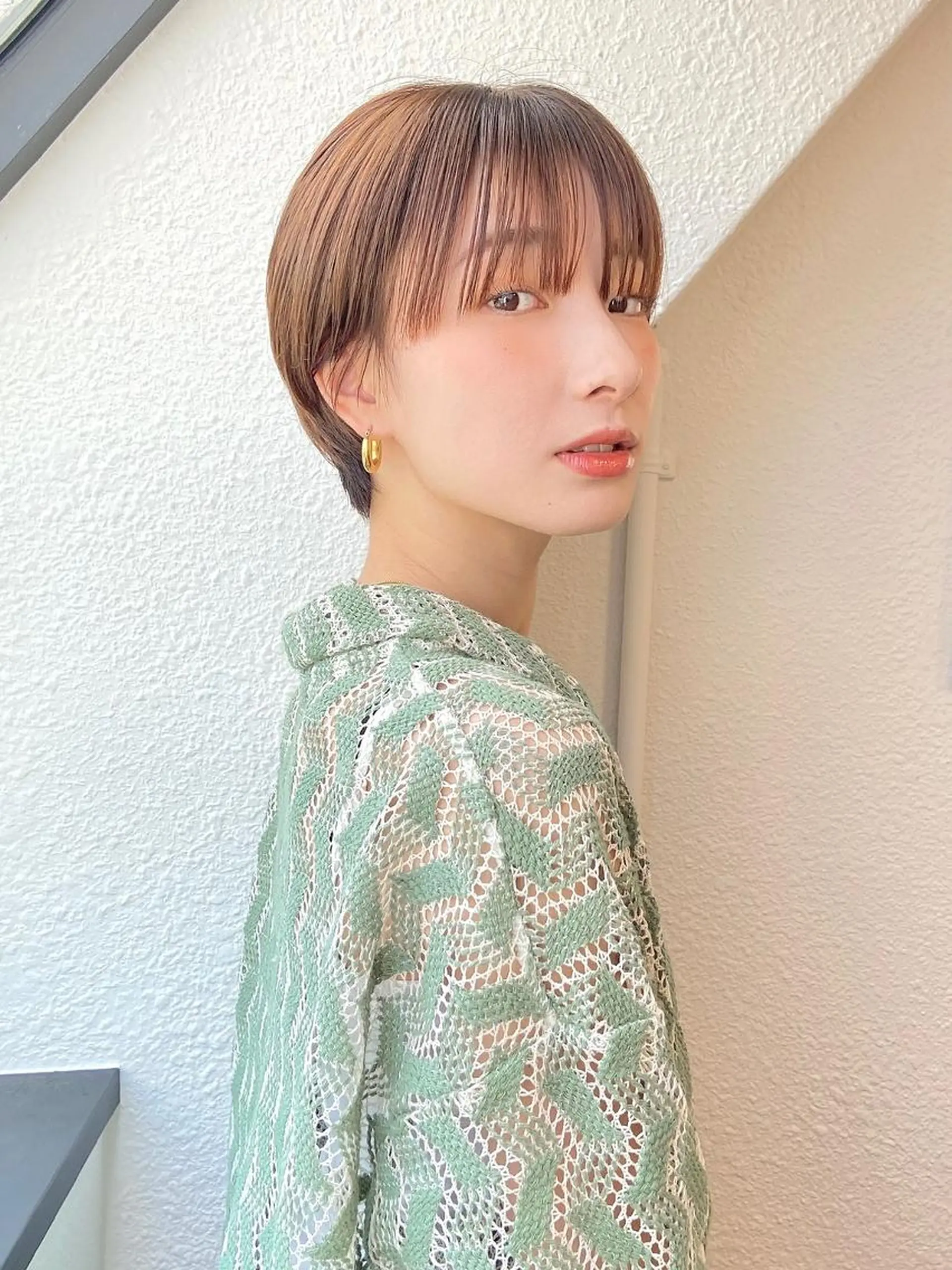 ショート カラー メンズ/フェザー ショート/isseyのヘアスタイル
