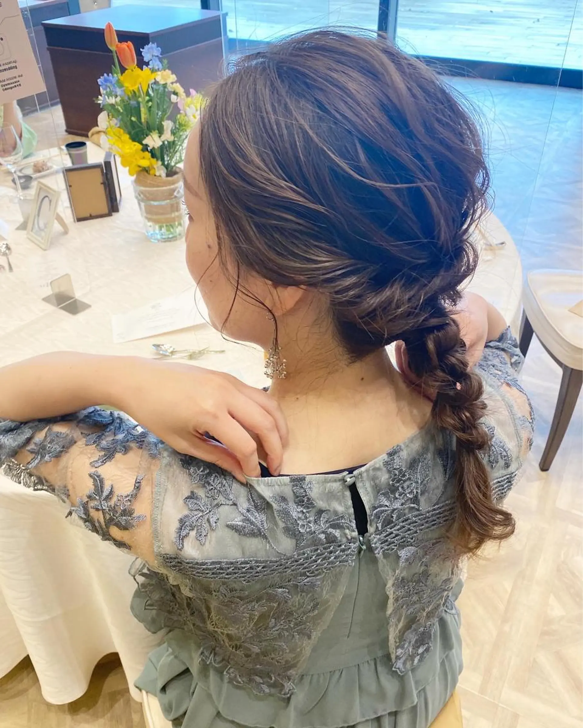 ロング ヘアアレンジ ヘアセット FIORE hair design所属・山根 奈緒のマツエク・マツパデザイン