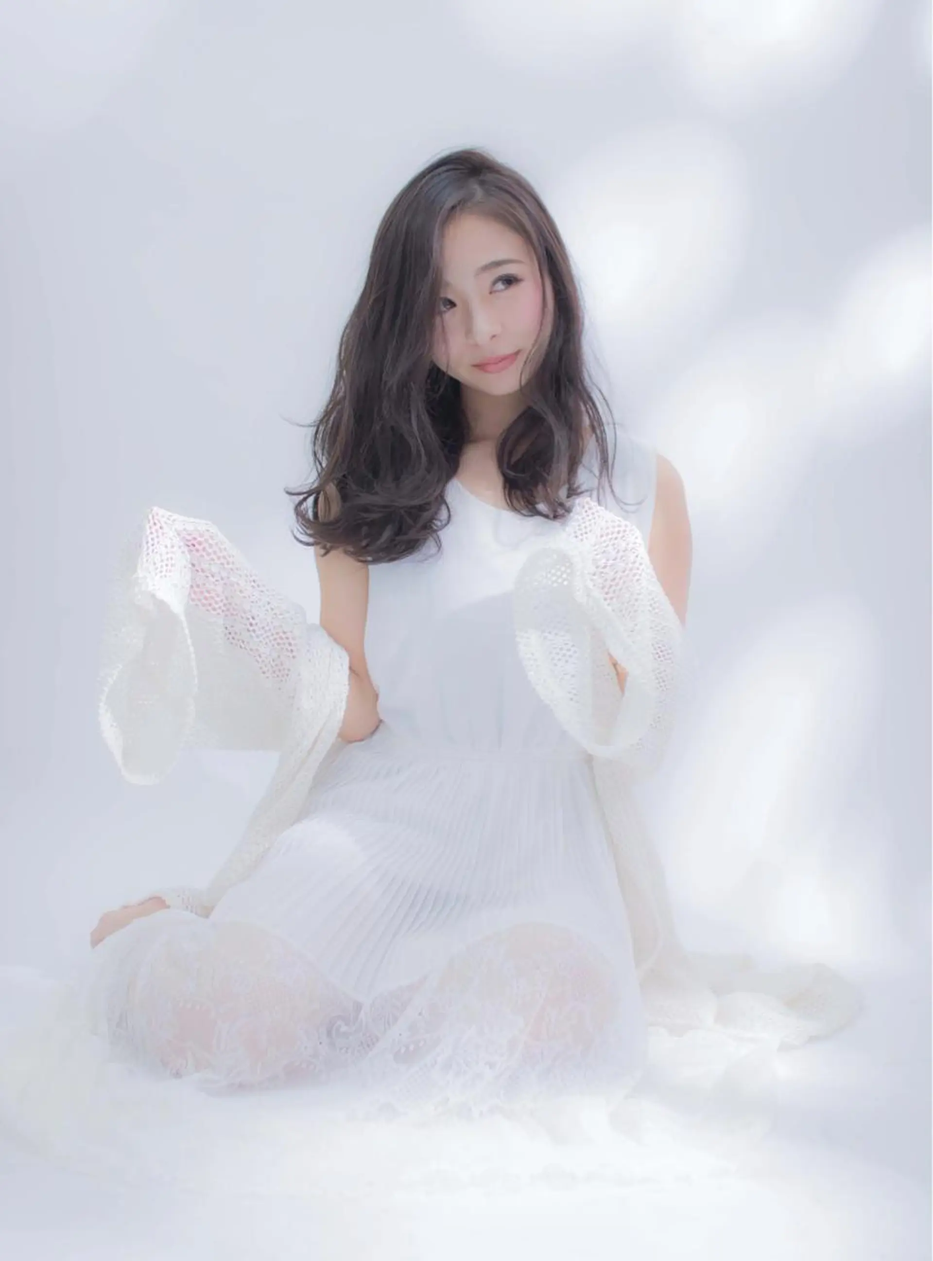 セミロング カラー ヘアアレンジ omocha hair salon所属・大嶋 伸吾のヘアスタイル