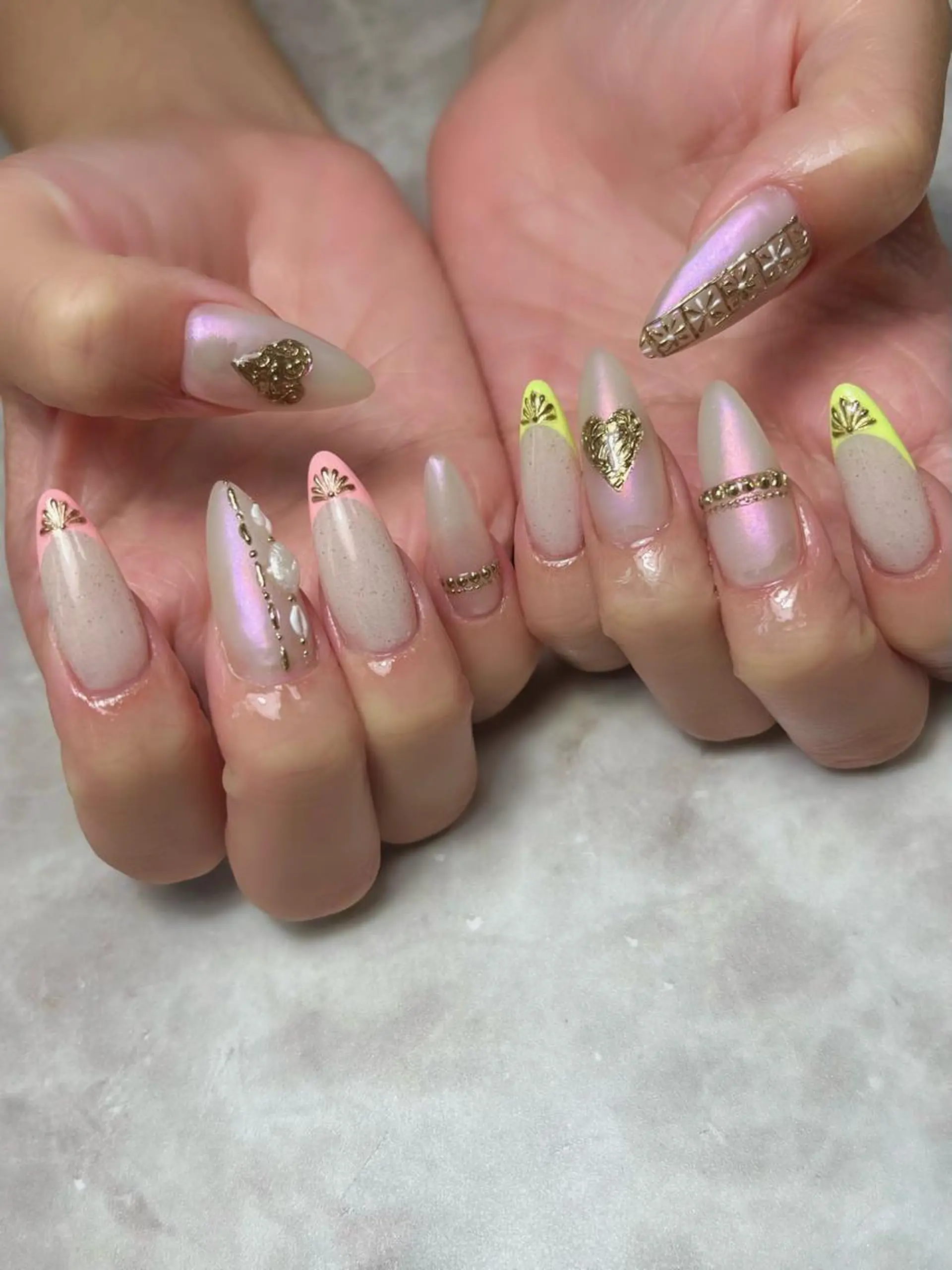 ネイル アートネイル ハンドネイル Nailsalon E's cafeのネイルデザイン