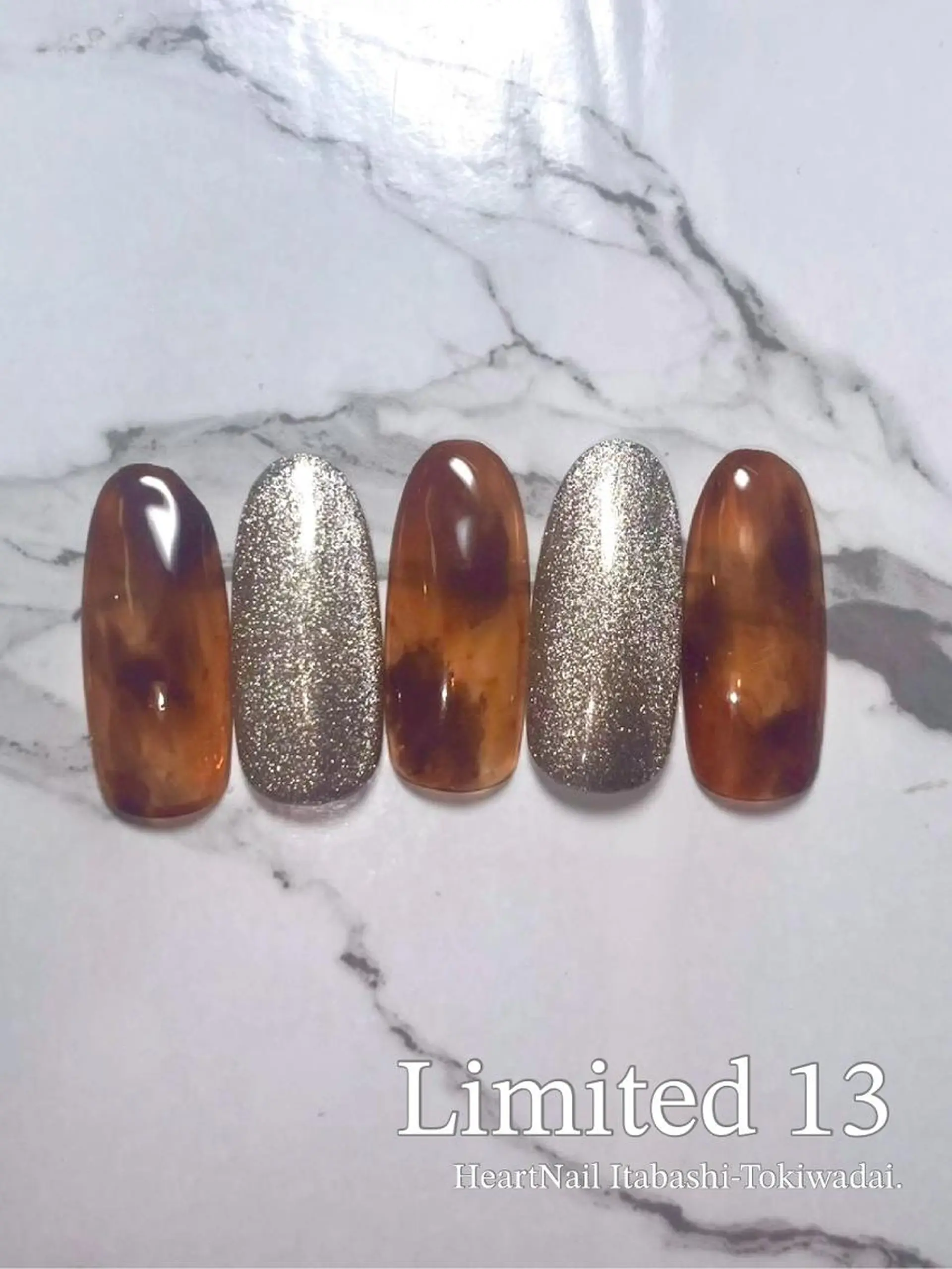 ネイル アートネイル ラメ(グリッター) ラメグラデーション マグネットネイル ワンカラーネイル はあとねいる 板橋ときわ台店のネイルデザイン