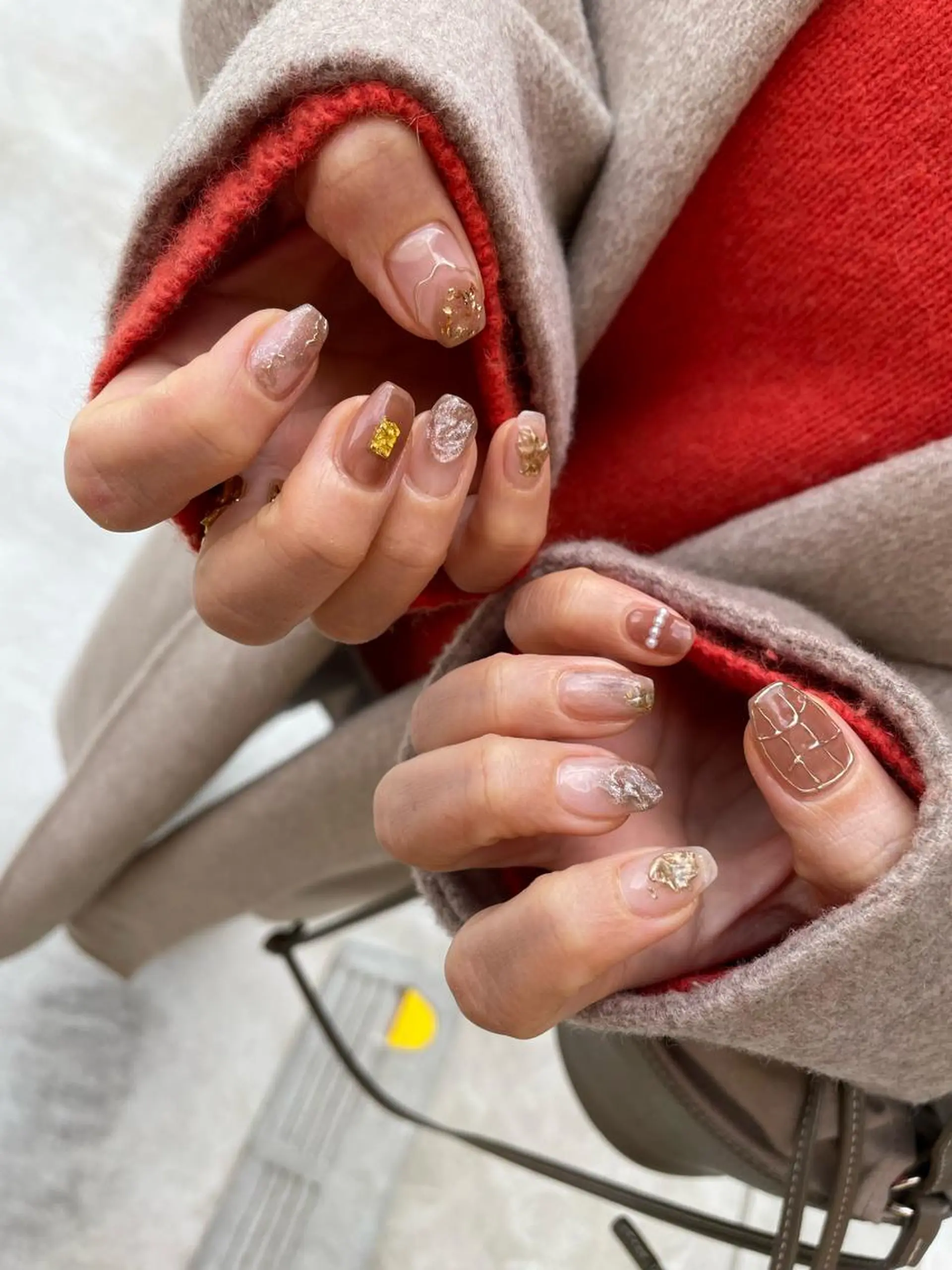 ロング カラー ヘアアレンジ キッズ ネイル マツエク・マツパ アイブロウ 福田 加奈のネイルデザイン