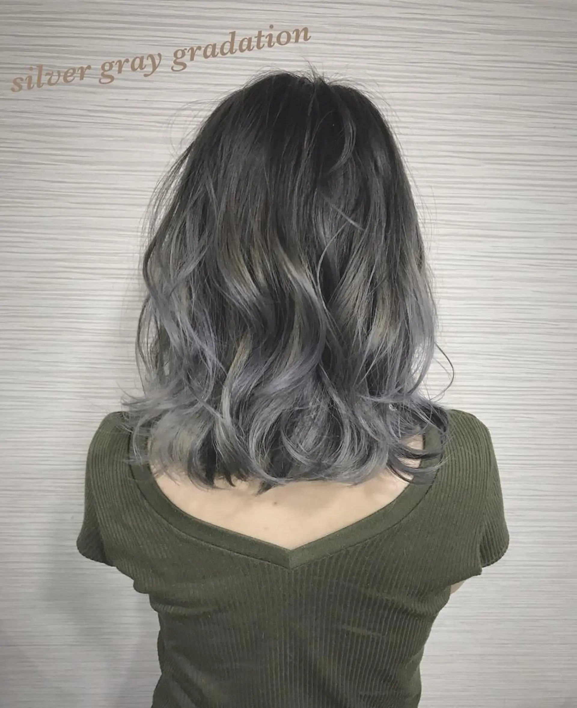 ミディアム カラー ヘアアレンジ バレイヤージュ レイヤーカット TAKA 髪質改善のヘアスタイル