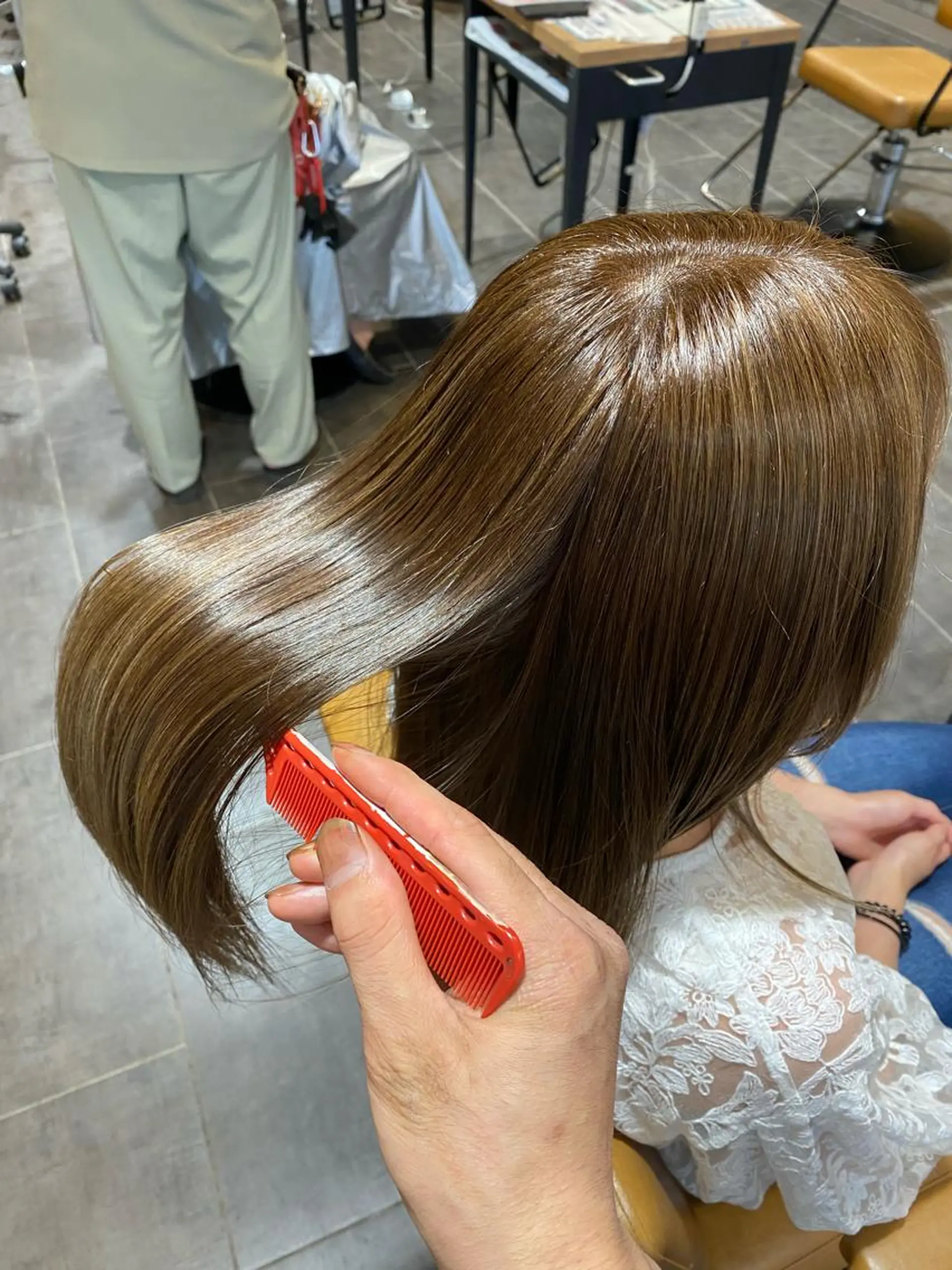 カラー 髪質改善 ツヤ髪の匠 山本晃太のヘアスタイル