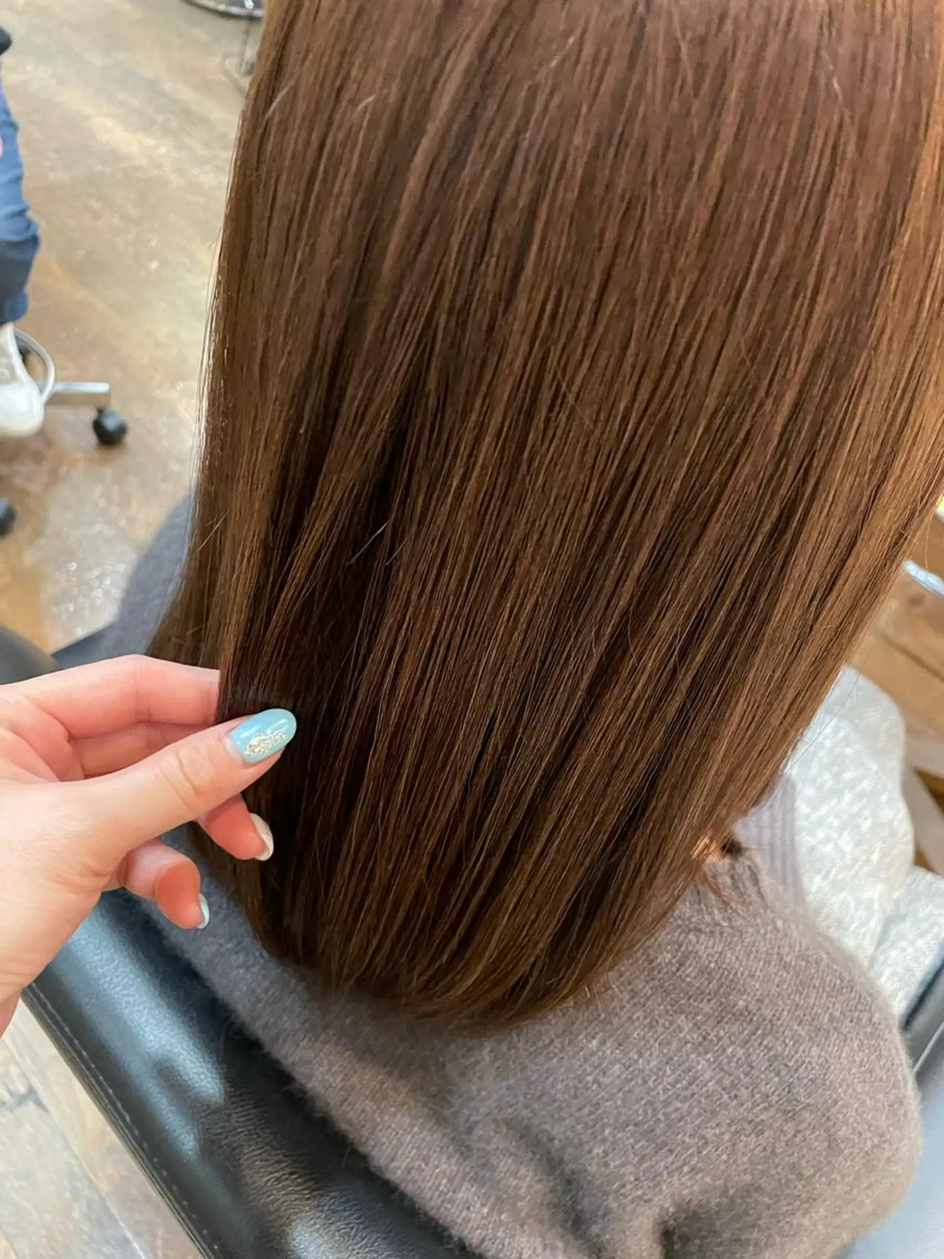 カラー ベージュカラー ピンクカラー 市野 ひかるのヘアスタイル