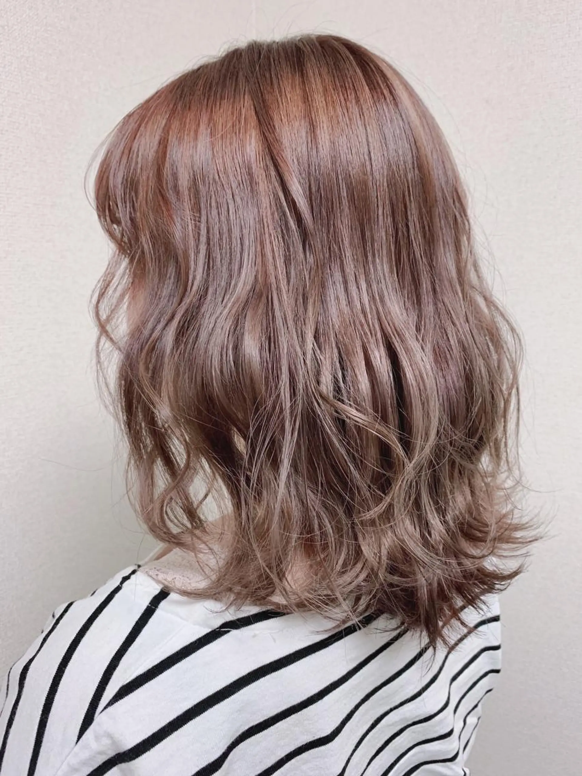 カラー ベージュカラー ピンクカラー ピンクベージュ ヘアカラー トリートメント TriumpH天王寺店【ミルボンAujua認定サロン】所属・SAKI🐈‍⬛【 HAPPY届けます】のヘアスタイル