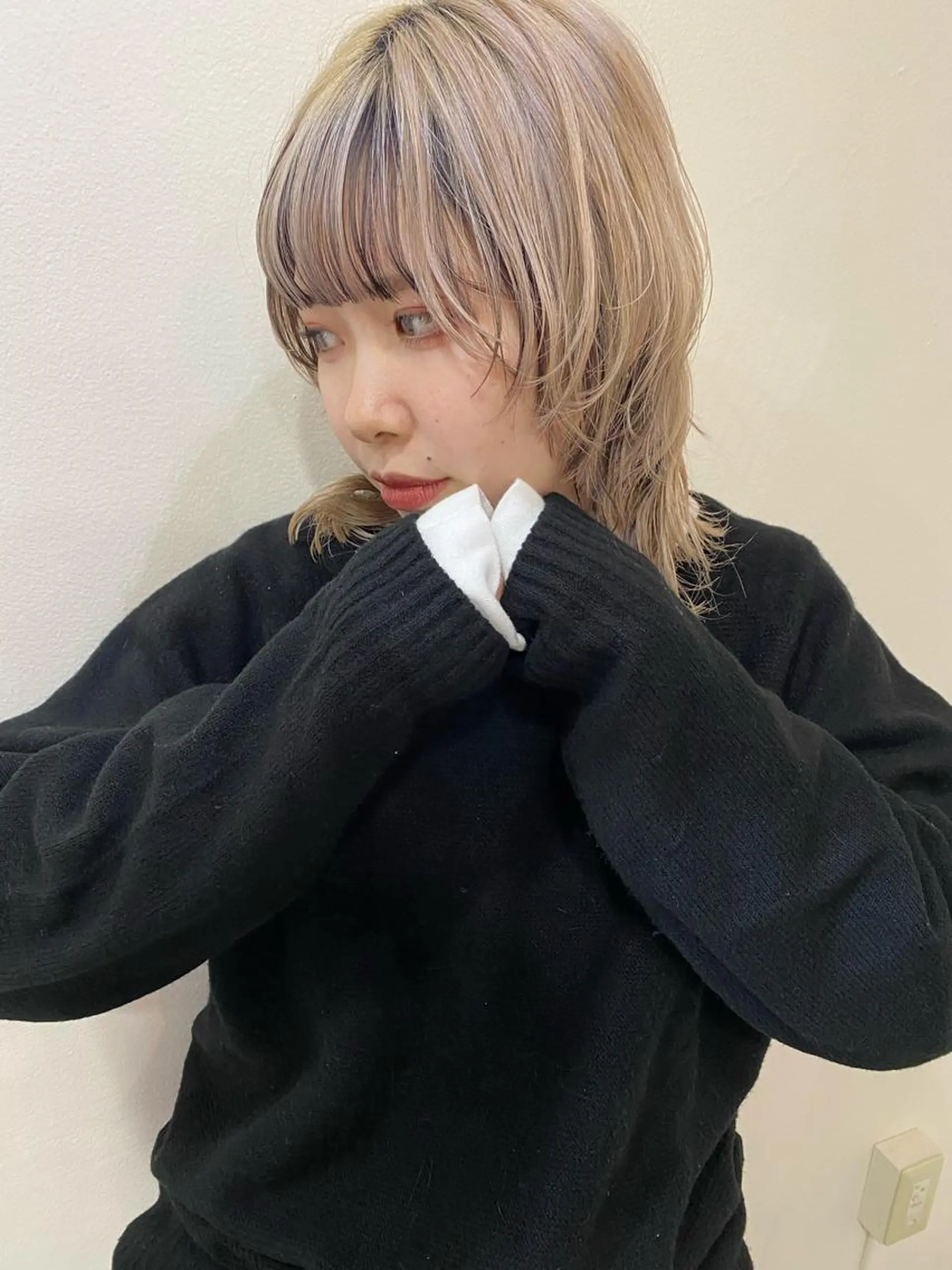 ミディアム TELA HAIR所属・武内 凌レイヤーカット🐺のヘアスタイル