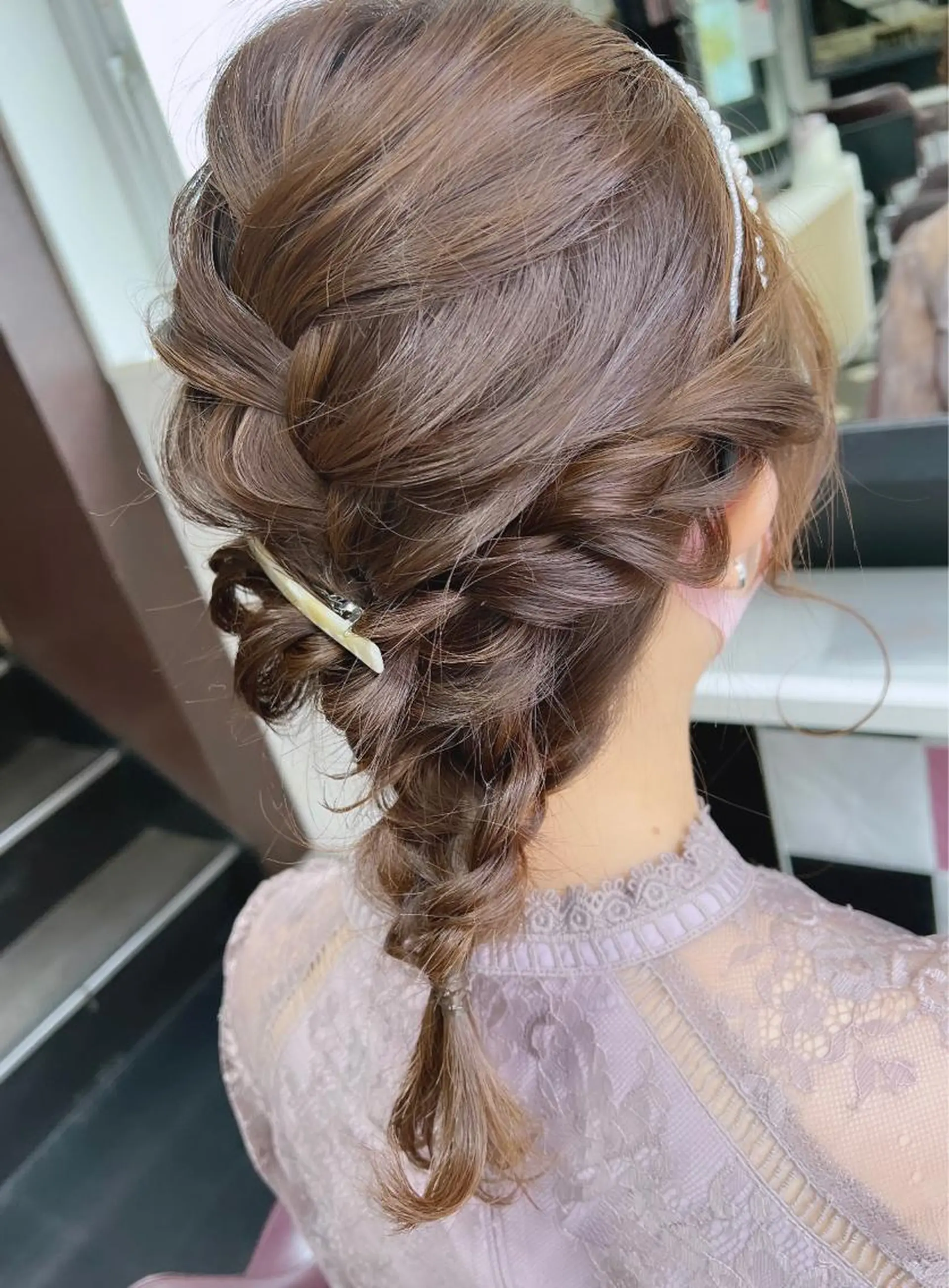 ミディアム カラー ベージュカラー 艶髪モテヘア ♡tomimaのヘアスタイル