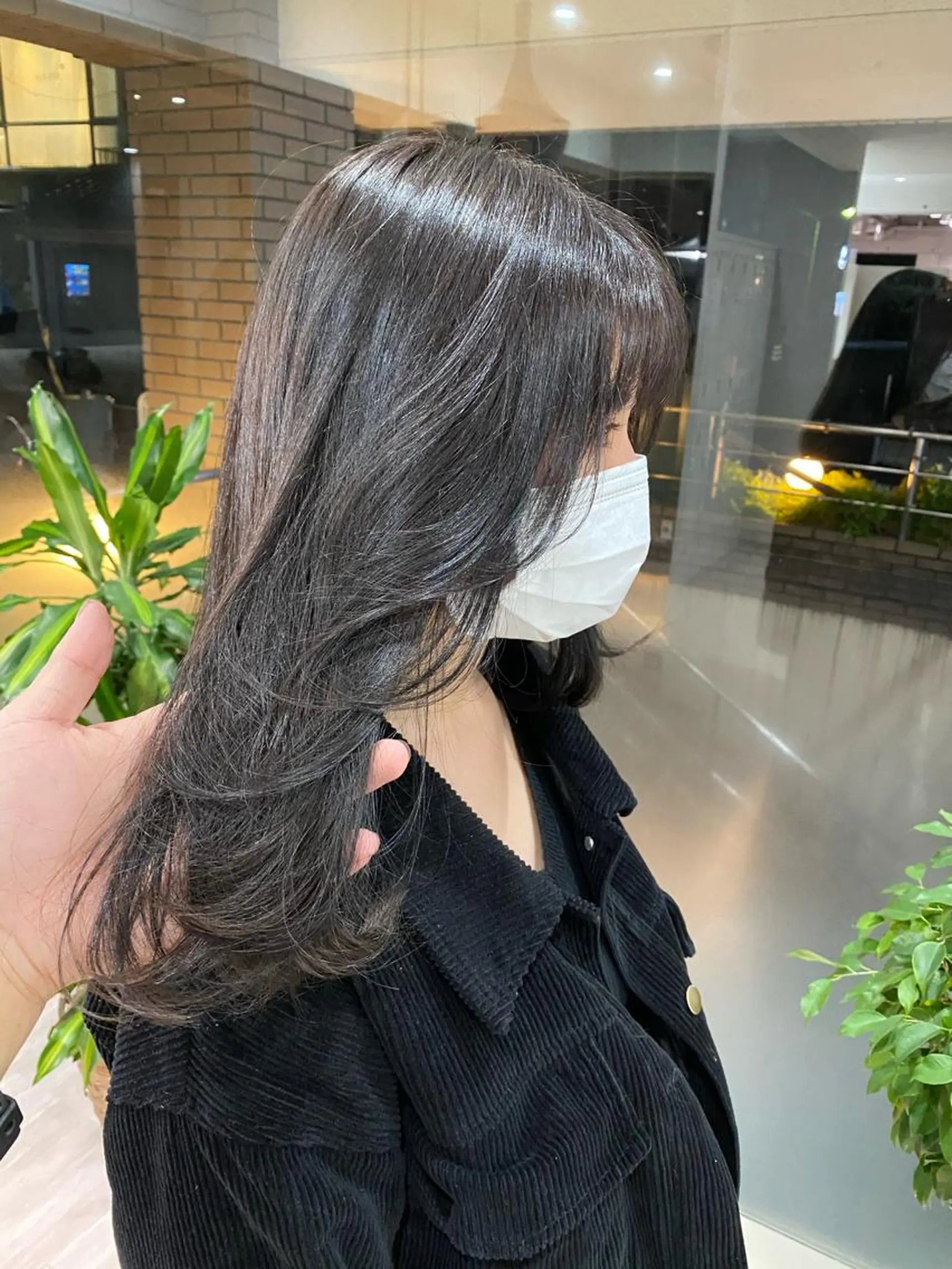 セミロング 韓国風ヘア nex the salon coall所属・【美髪矯正特化】 ズケヤマのヘアスタイル