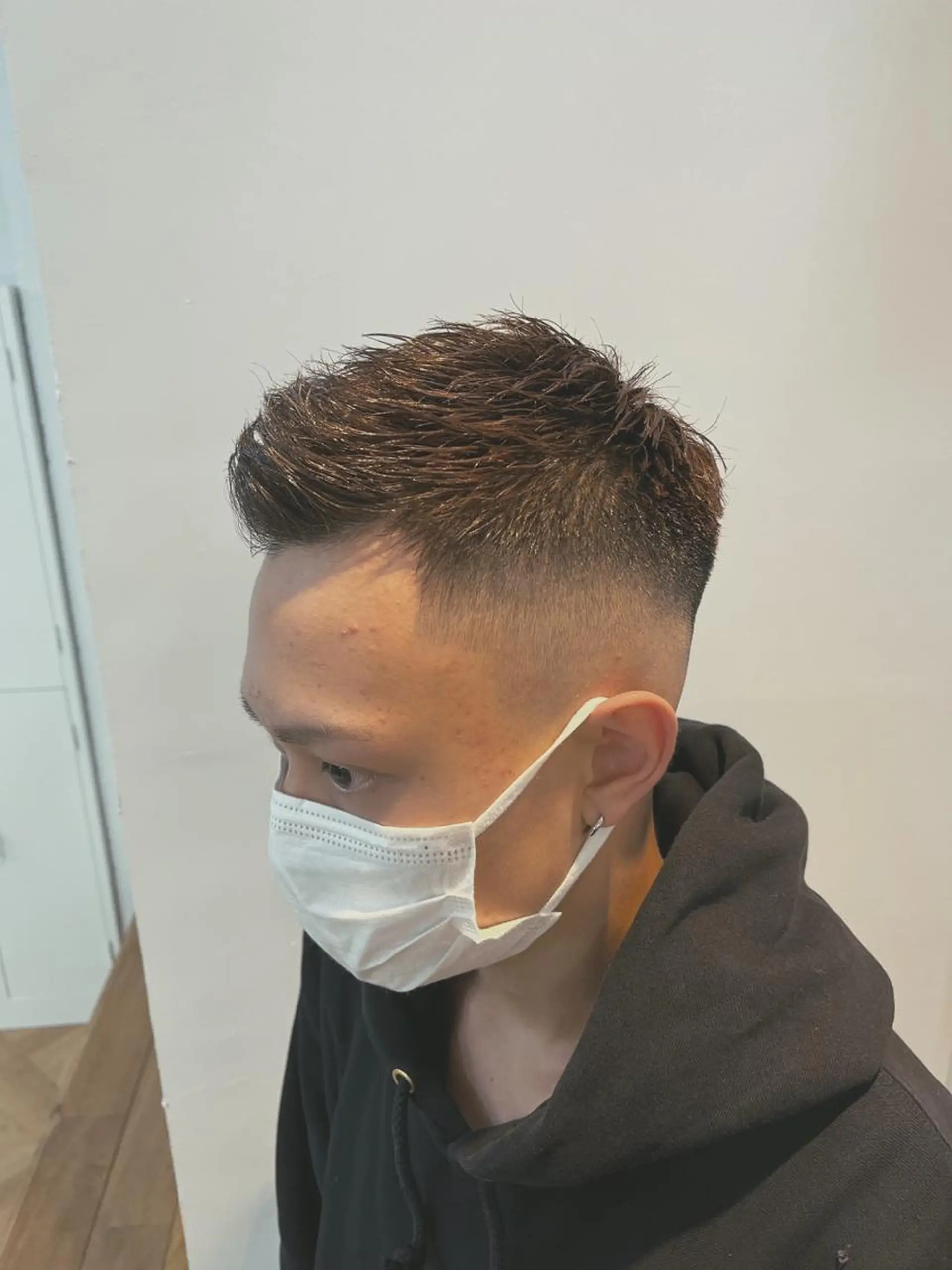 ショート メンズ フェードカット スキンフェード カット 立川/メンズパーマ 厚進太郎のヘアスタイル