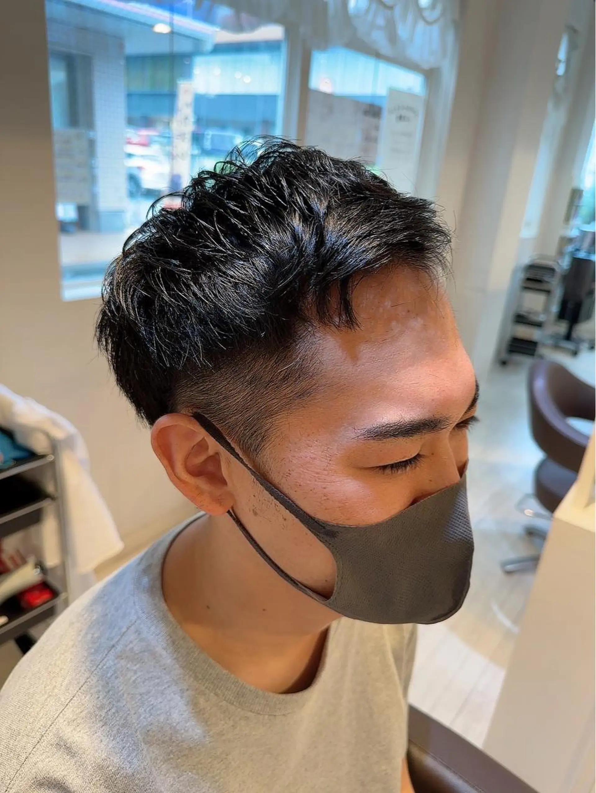 メンズ エステ リラク 髪質改善&ストレート ‪✂︎‬鈴木青樹のヘアスタイル