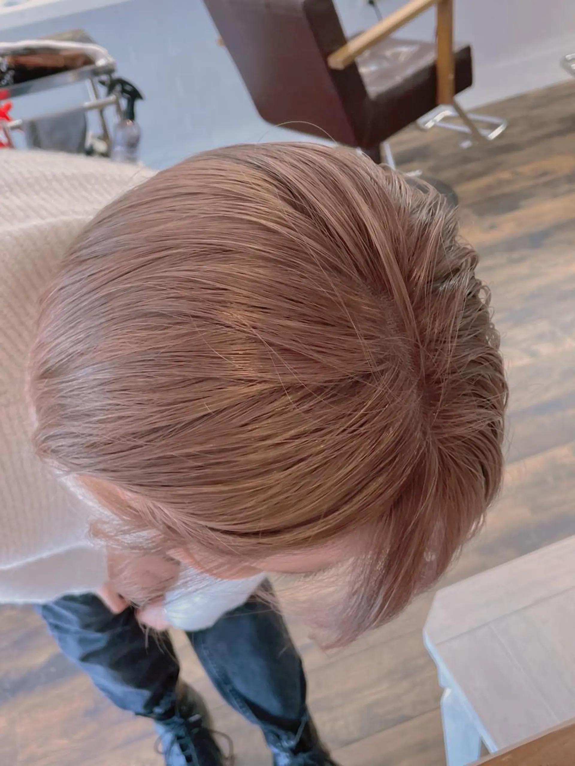 ショート salowin 原宿店所属・髪質改善ULTOWA 縮毛矯正モリムラのヘアスタイル