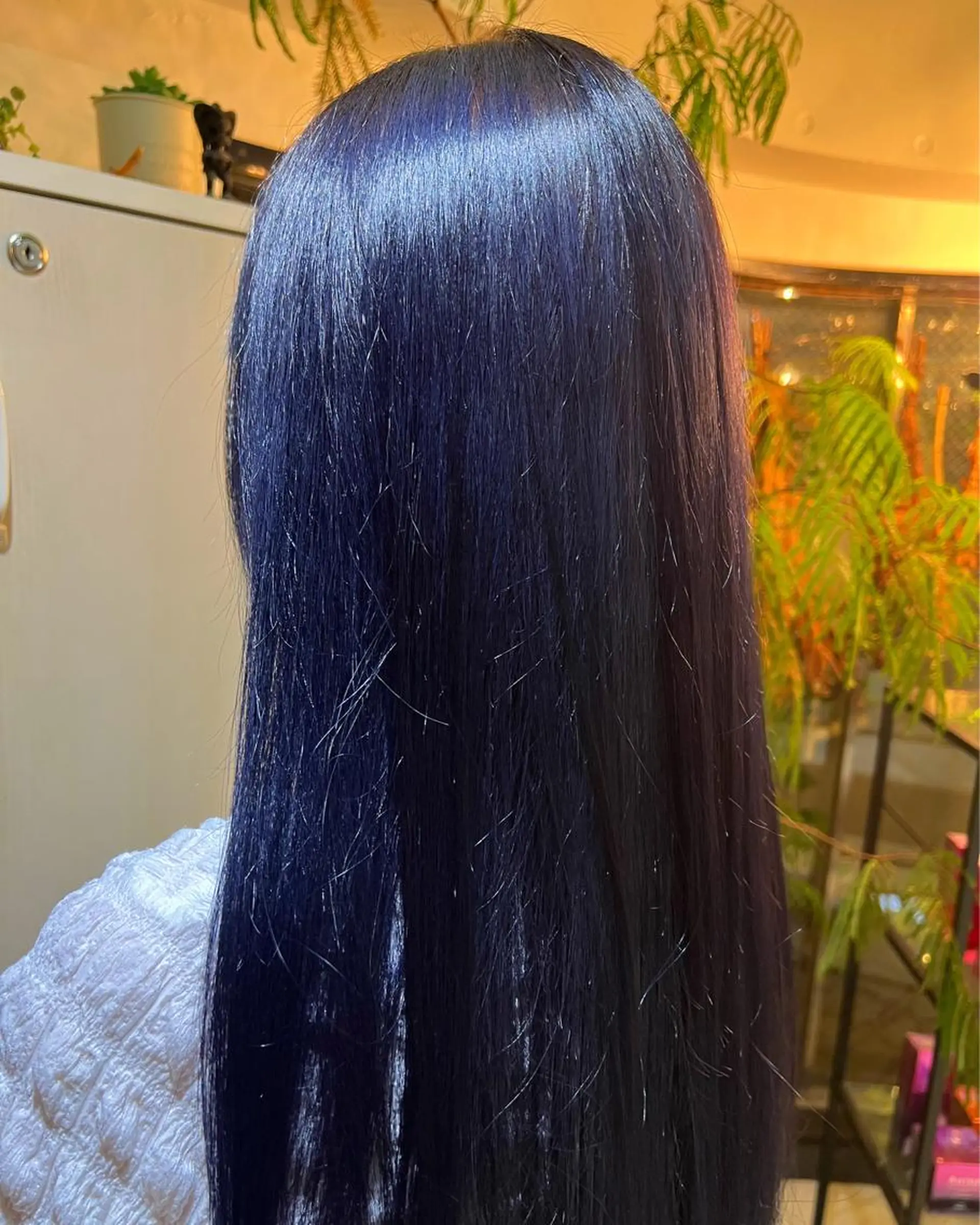 ロング カラー ブルーカラー ブルーバイオレット オレンジ バイオレットカラー XeRo所属・カットモデル募集中/ 渋谷/メンズ/アリジのヘアスタイル