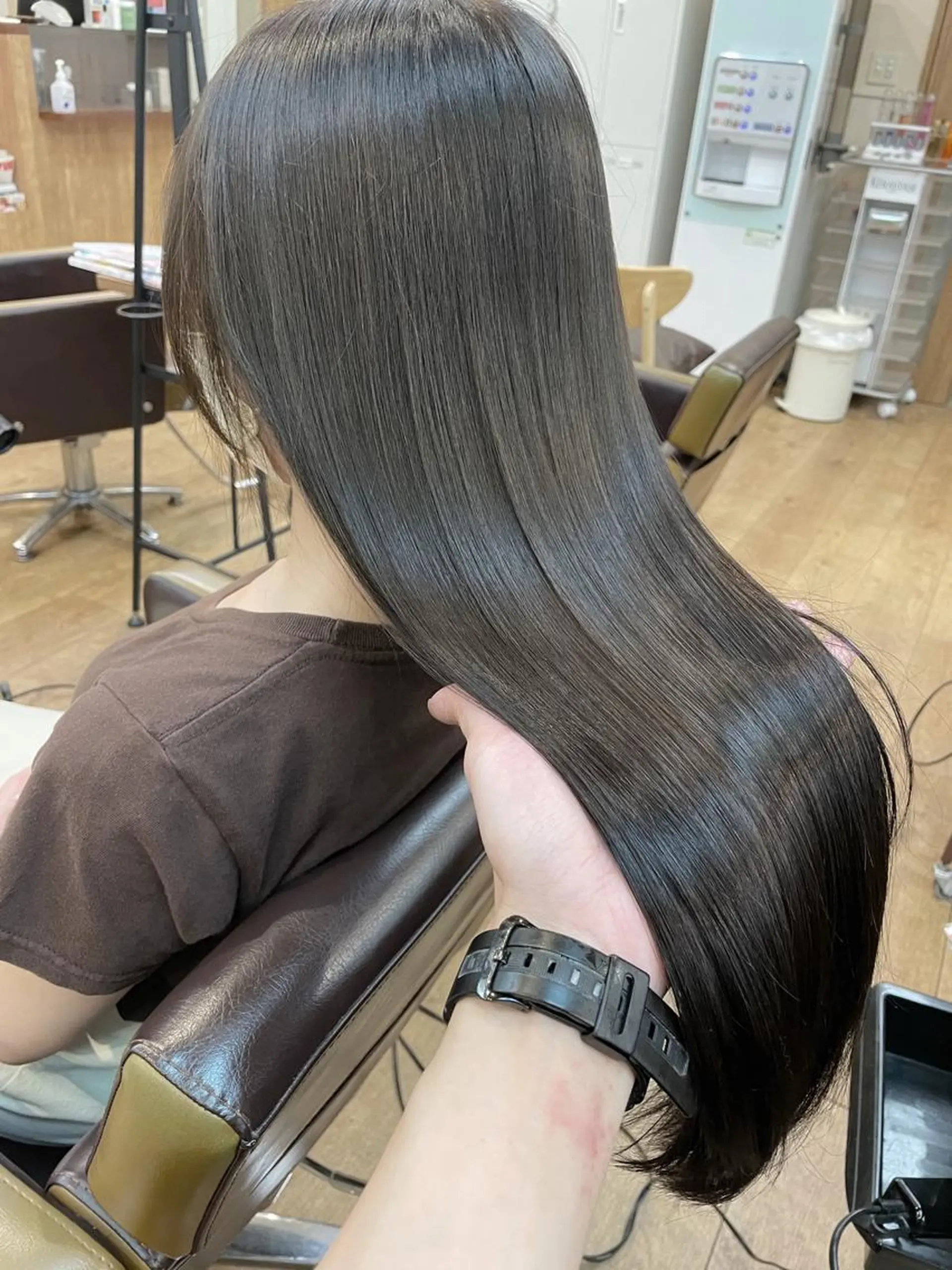 ロング 髪質改善 トリートメント カット ヘアカラー 縮毛矯正 髪質改善とカラー特化 ✨Hito.nowaのヘアスタイル
