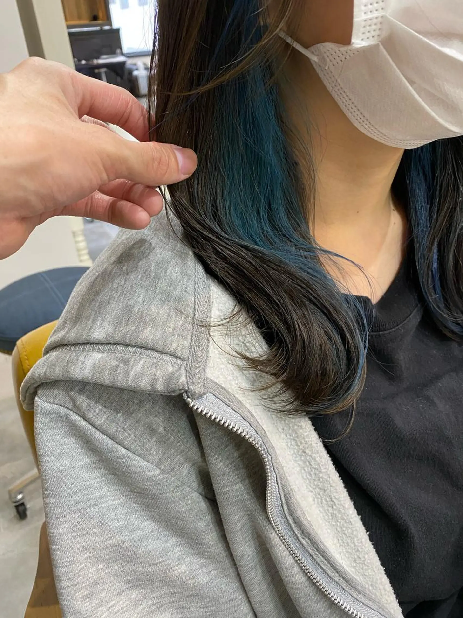 ミディアム カラー SHIAN立川 及川望のヘアスタイル