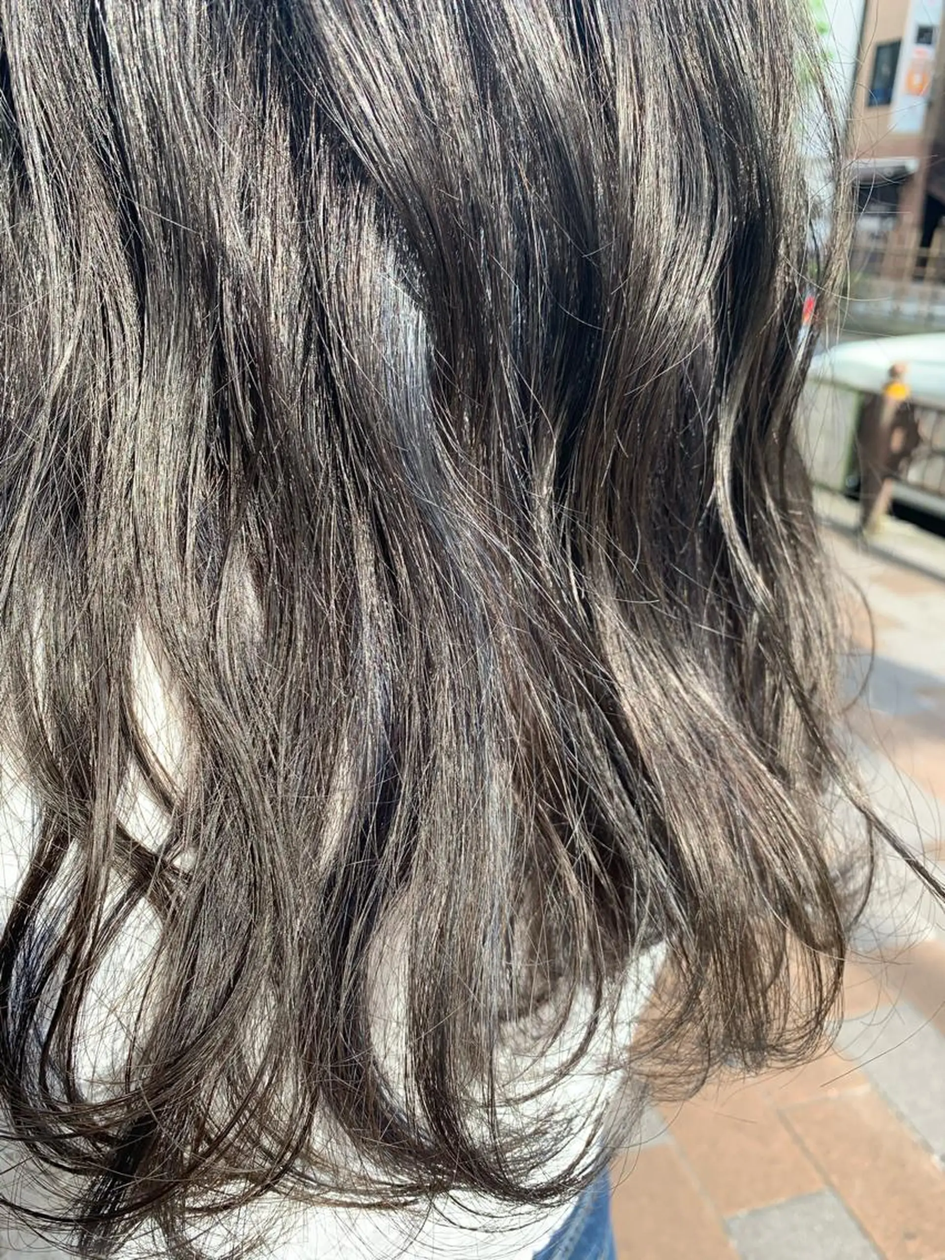 ロング カラー カット ヘアカラー 勝野 優佳のヘアスタイル