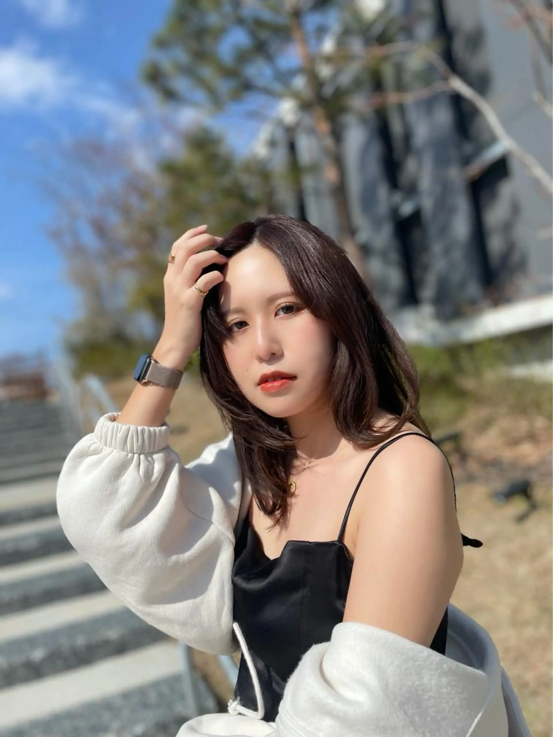 ミディアム TMJ所属・バズる韓国ヘア 🇰🇷溝邊　拓麿のヘアスタイル