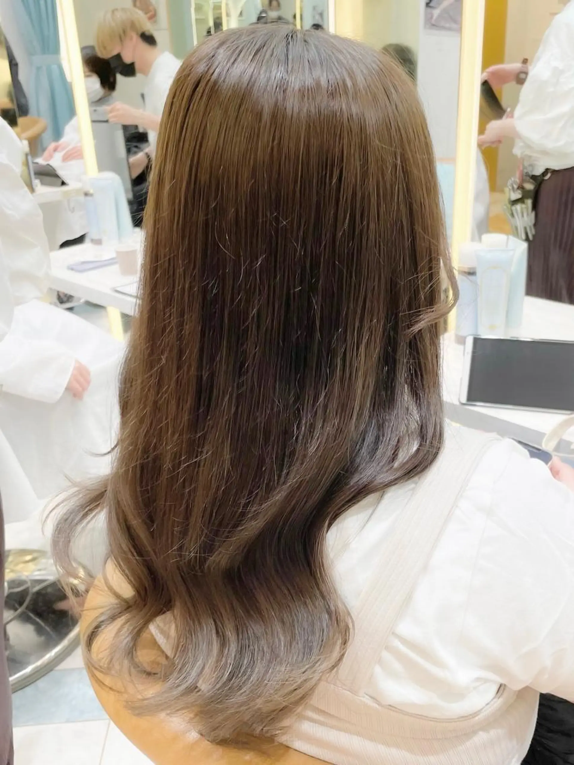 セミロング 産休中2026.4月 復帰予定/野崎華代のヘアスタイル