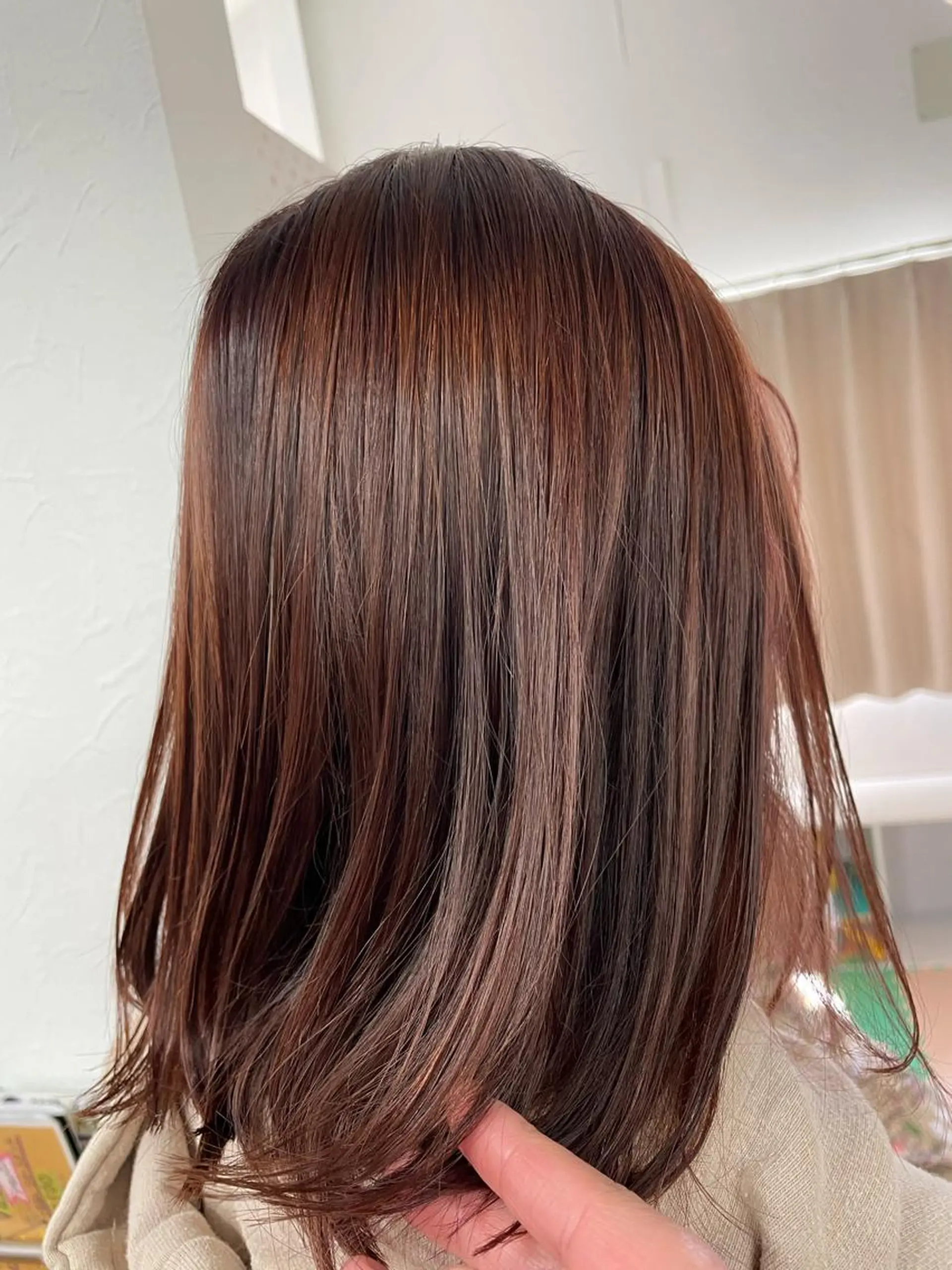 ミディアム カラー ピンクカラー 美容室 Jフィドルファドル所属・わきた かずなのヘアスタイル