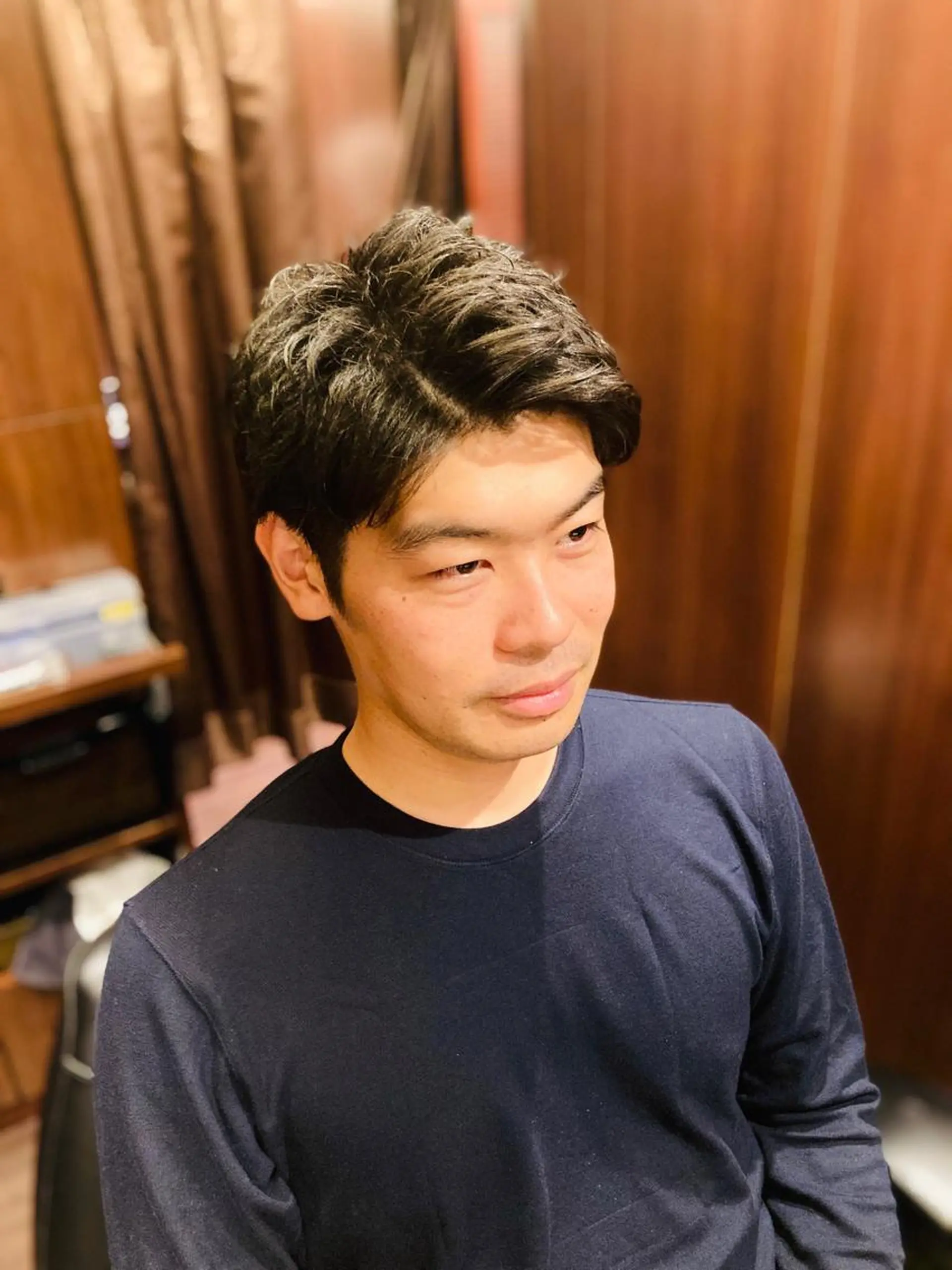 ショート メンズ ブロー東京　有楽町店所属・TAKUMI/銀座/ ビジネス/フェードのヘアスタイル