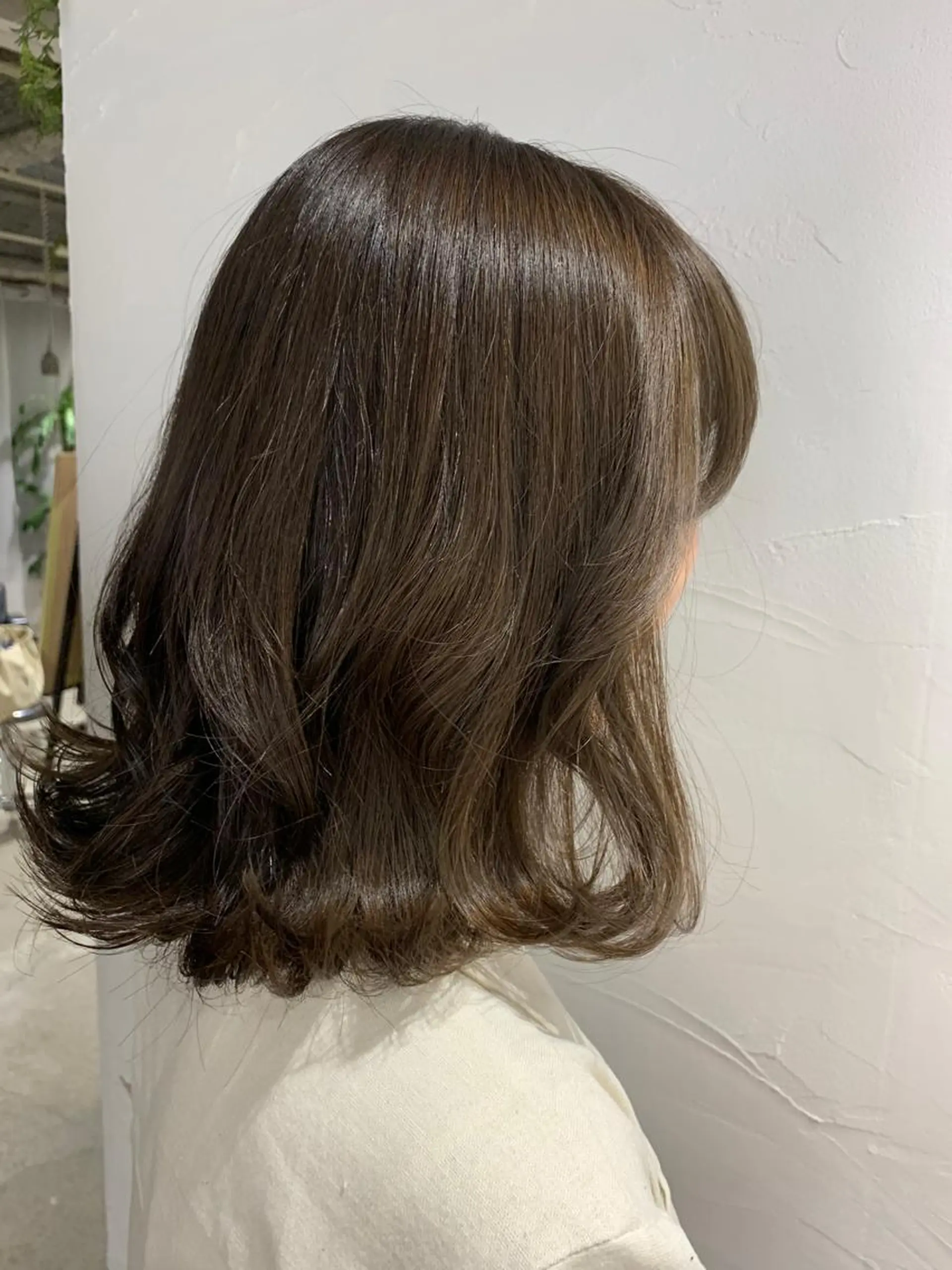 ミディアム カラー カット パーマ トリートメント Manami ♡のヘアスタイル
