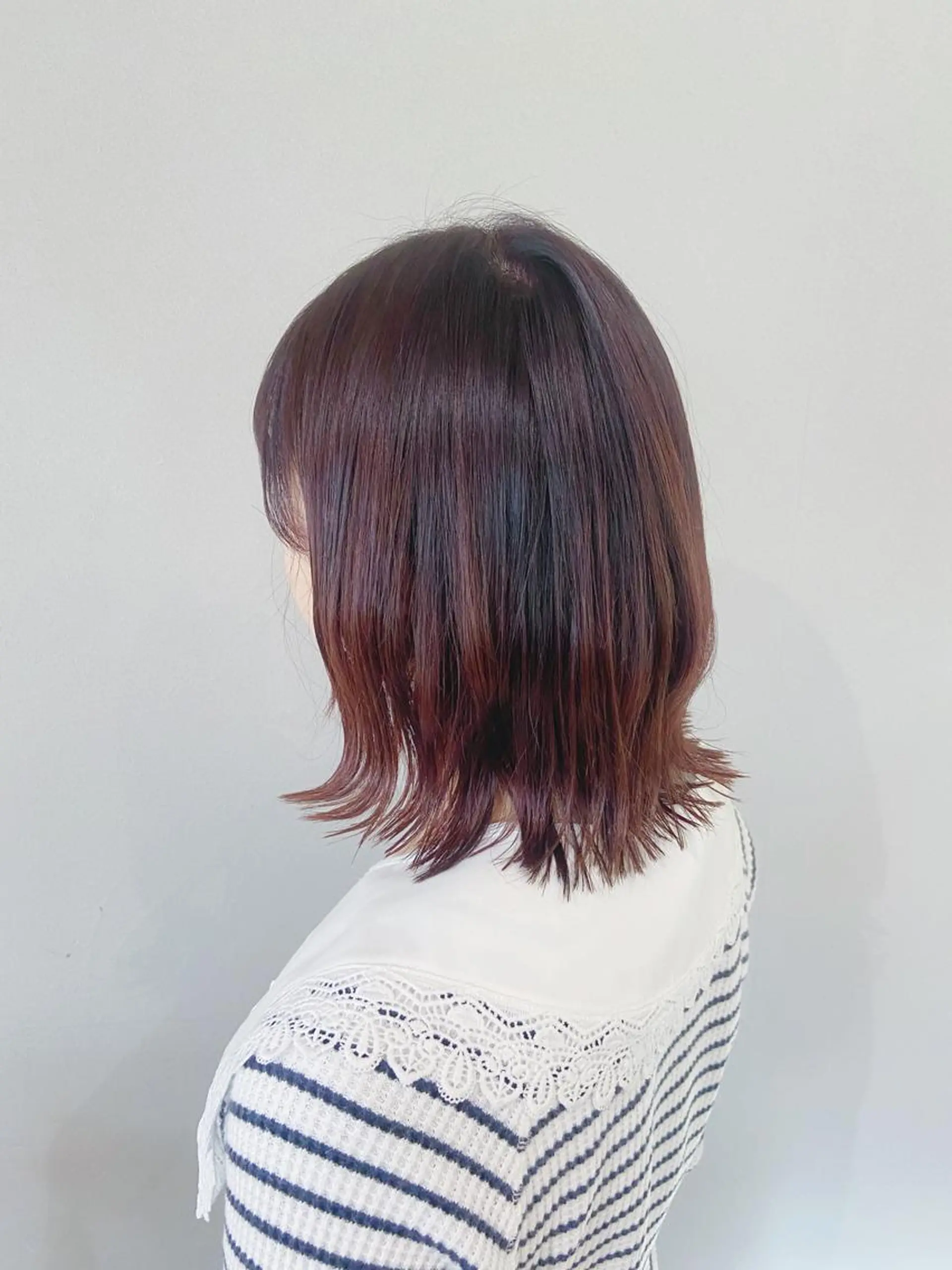 ミディアム カラー ピンクカラー アメリラブヘアー 土屋 洋平のヘアスタイル