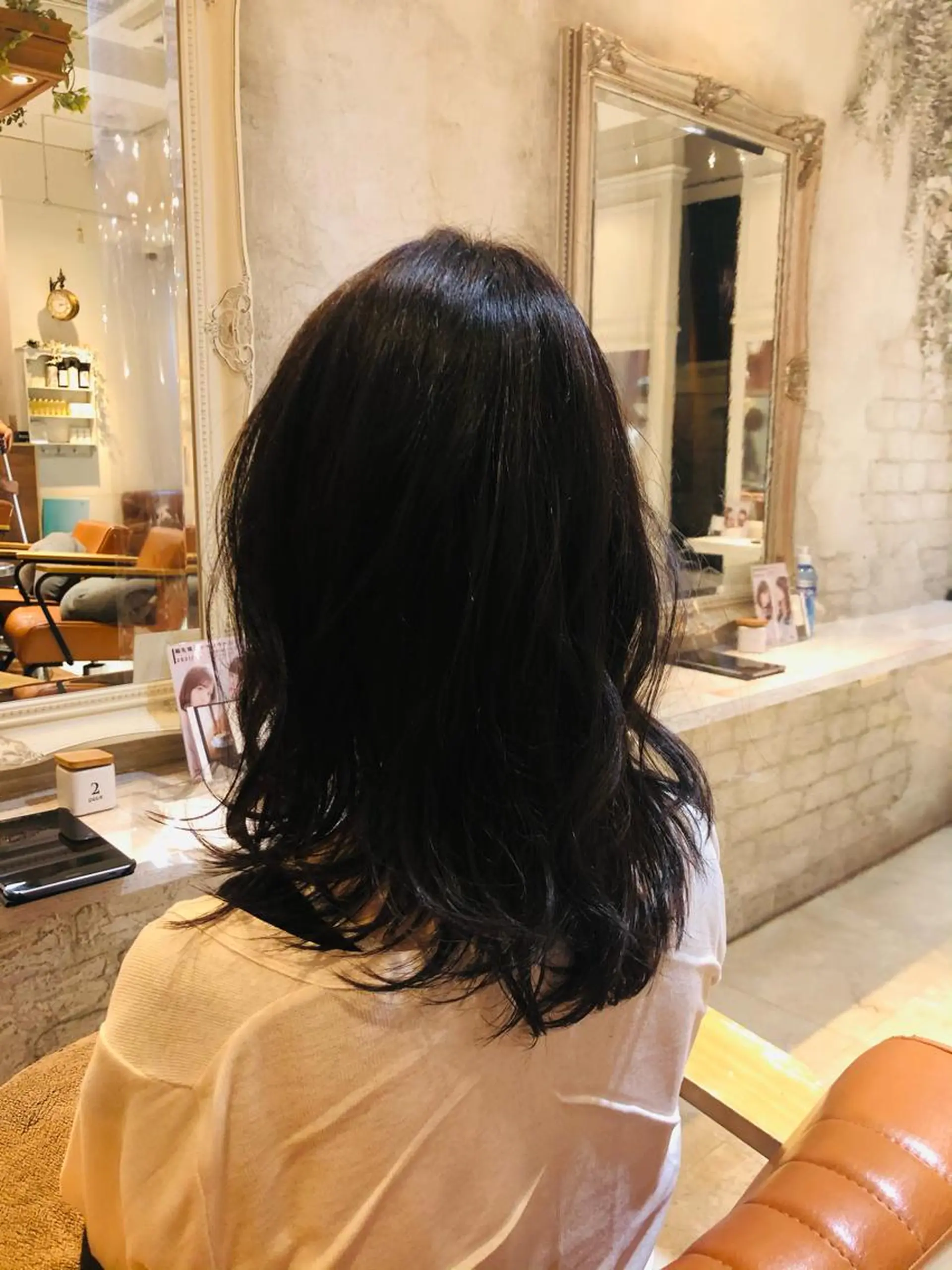 セミロング 韓国風ヘア カット Pentas所属・☘️当日OK☘️ 鍋島直大のヘアスタイル