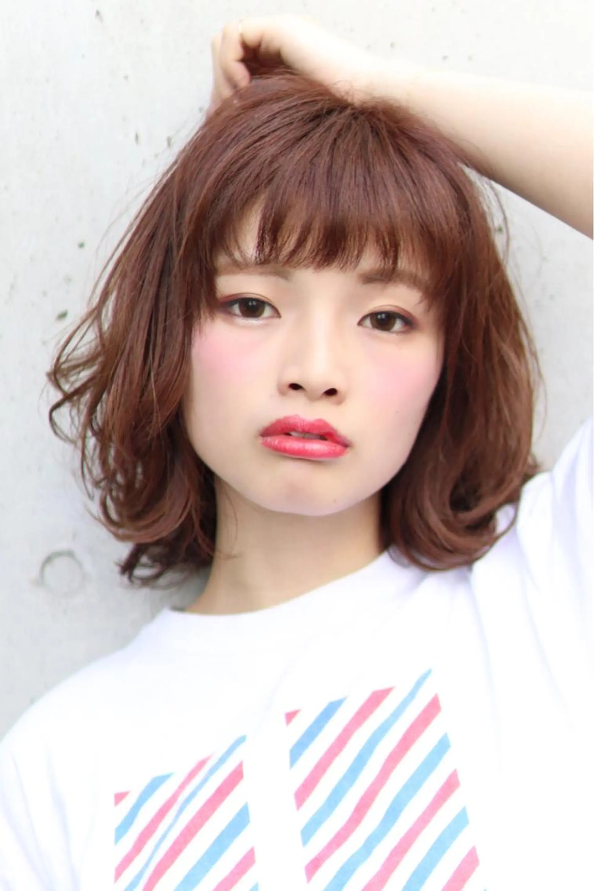 ミディアム 美容歴15年 岩田芳郎のヘアスタイル